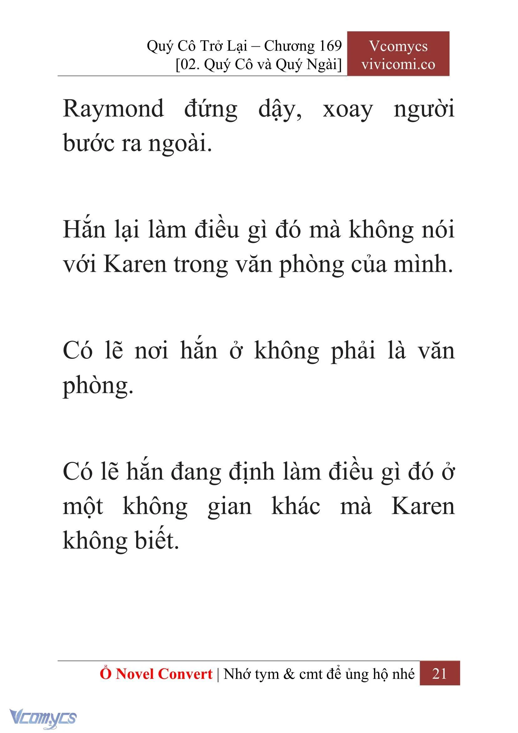 [Novel] Quý Cô Trở Lại Chapter  169 - 23