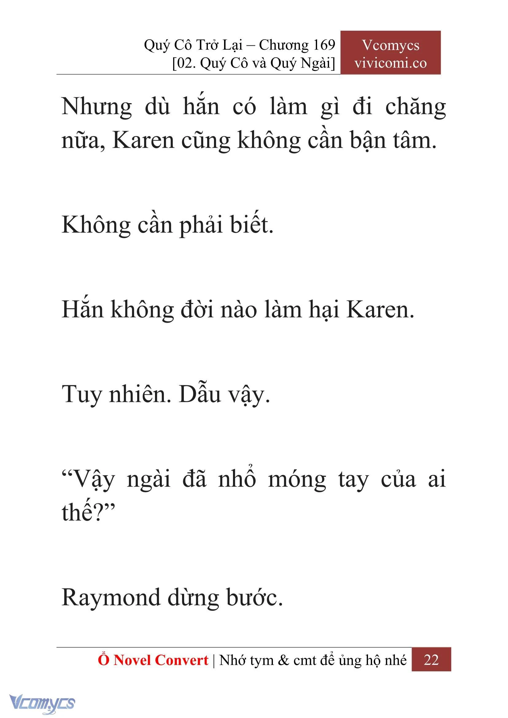 [Novel] Quý Cô Trở Lại Chapter  169 - 24