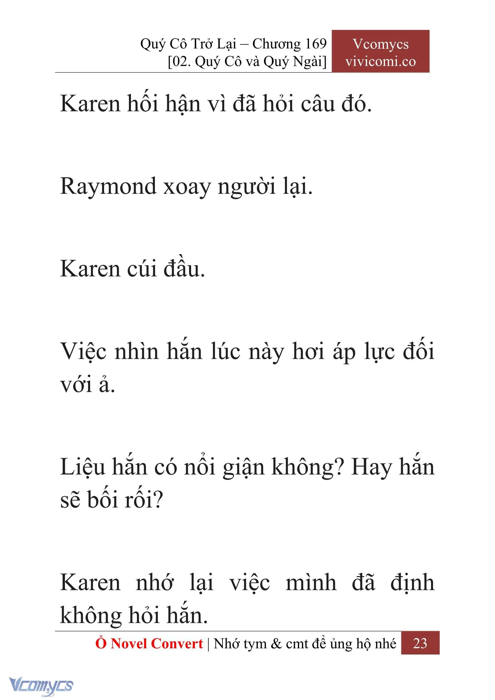 [Novel] Quý Cô Trở Lại Chapter  169 - 25