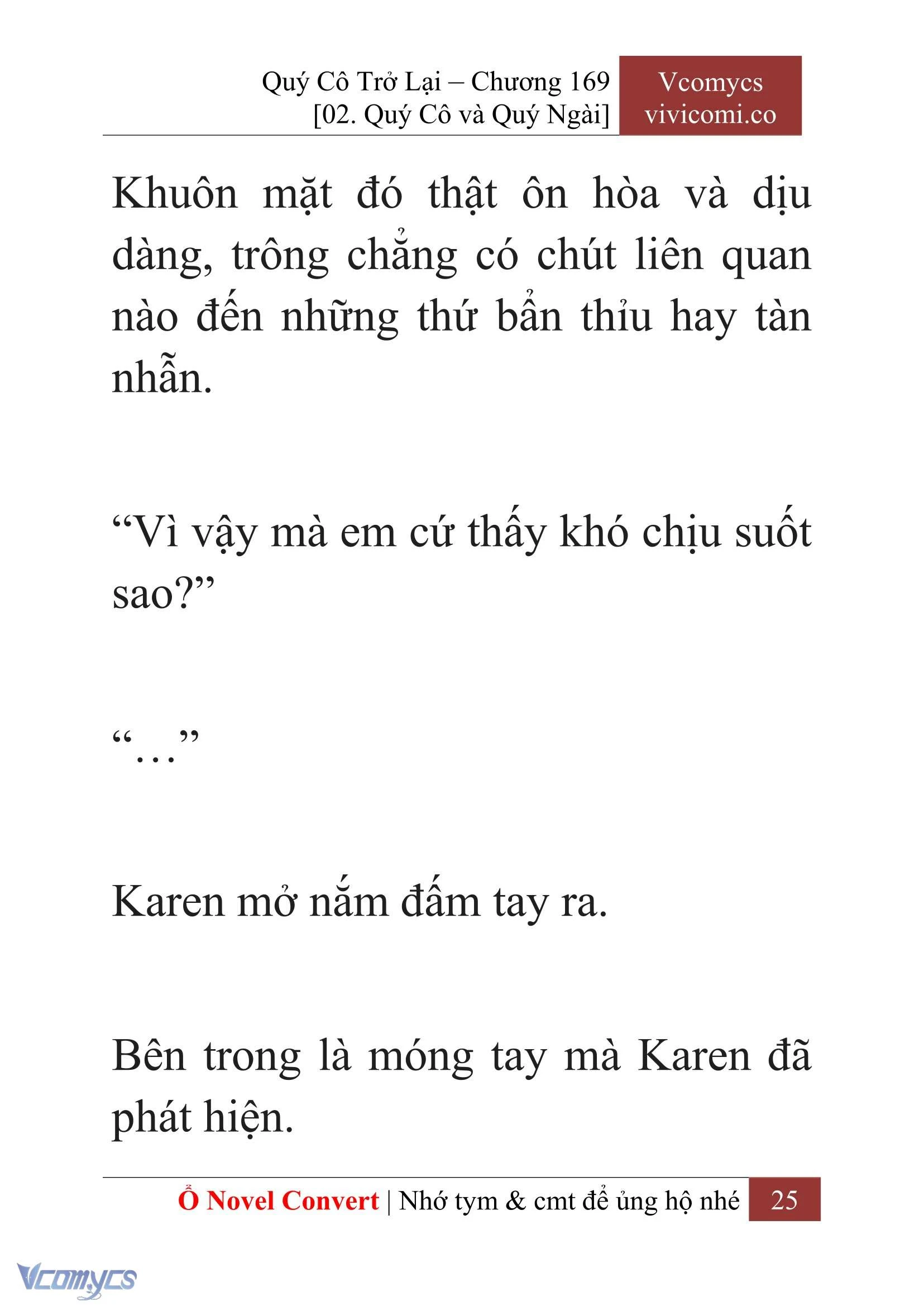 [Novel] Quý Cô Trở Lại Chapter  169 - 27