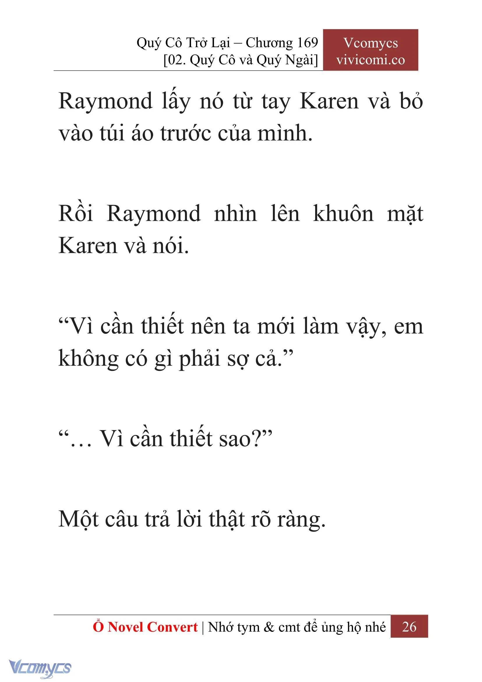 [Novel] Quý Cô Trở Lại Chapter  169 - 28