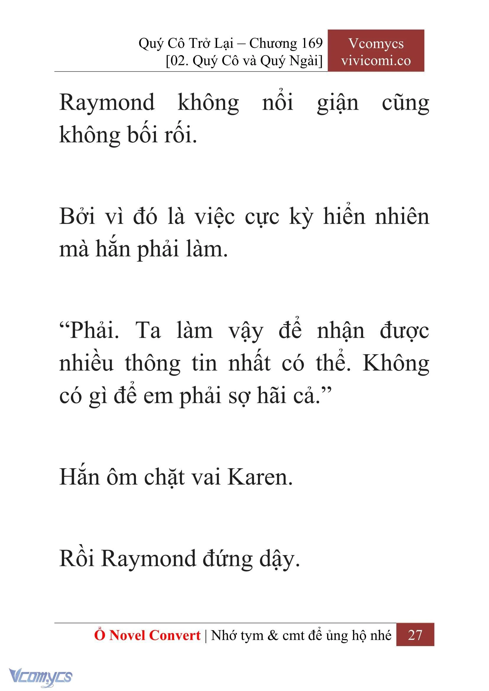 [Novel] Quý Cô Trở Lại Chapter  169 - 29