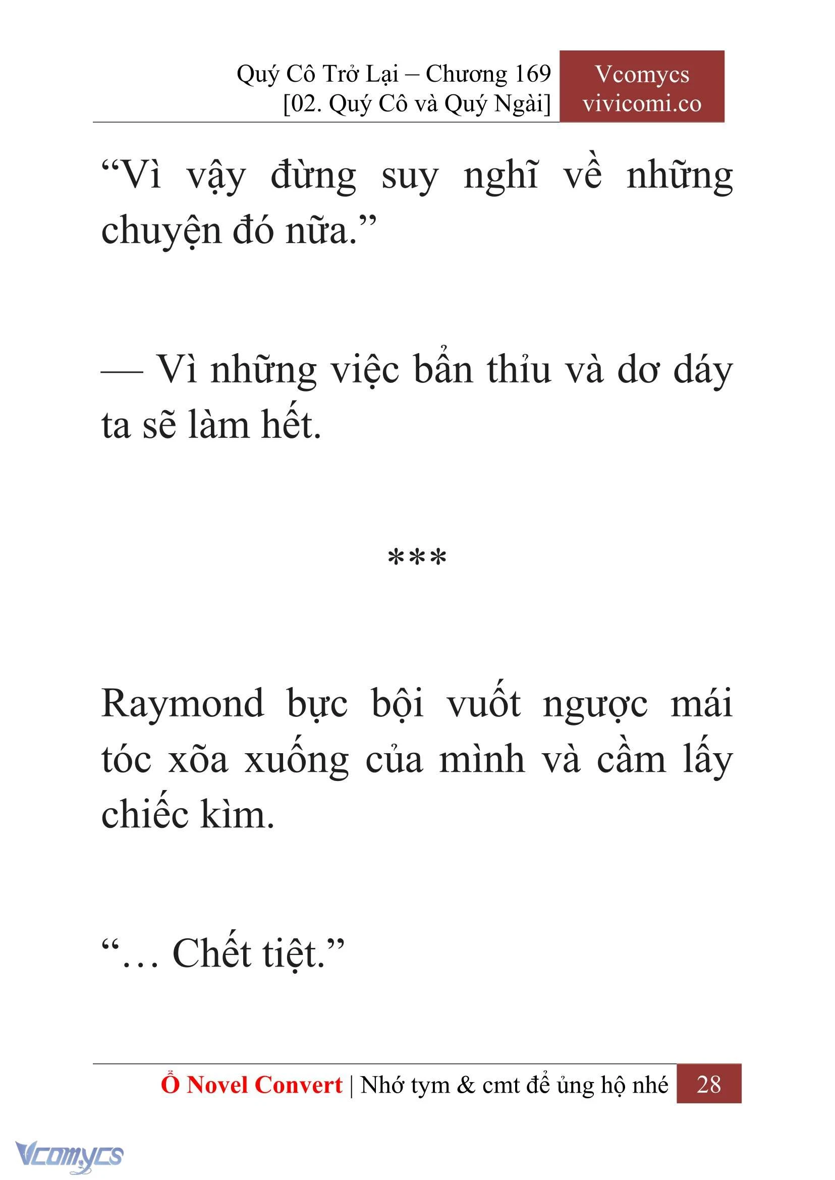 [Novel] Quý Cô Trở Lại Chapter  169 - 30