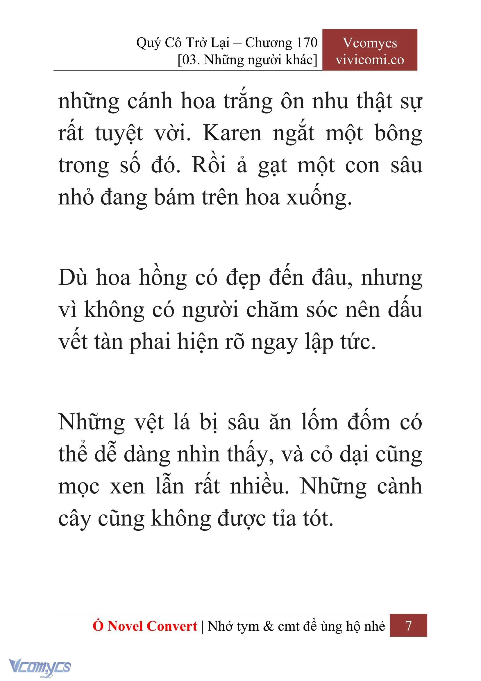 [Novel] Quý Cô Trở Lại Chapter  170 - 9