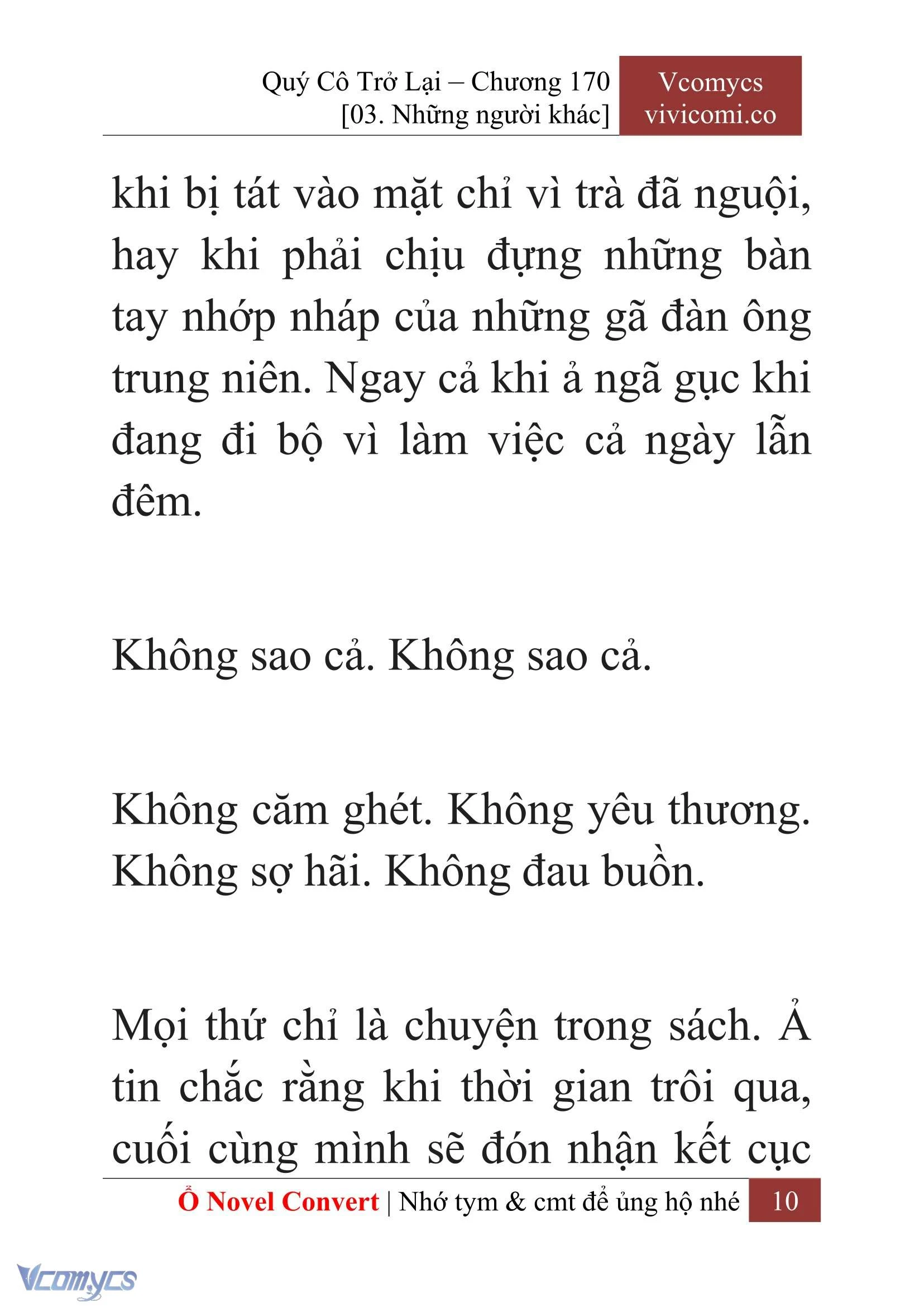[Novel] Quý Cô Trở Lại Chapter  170 - 12