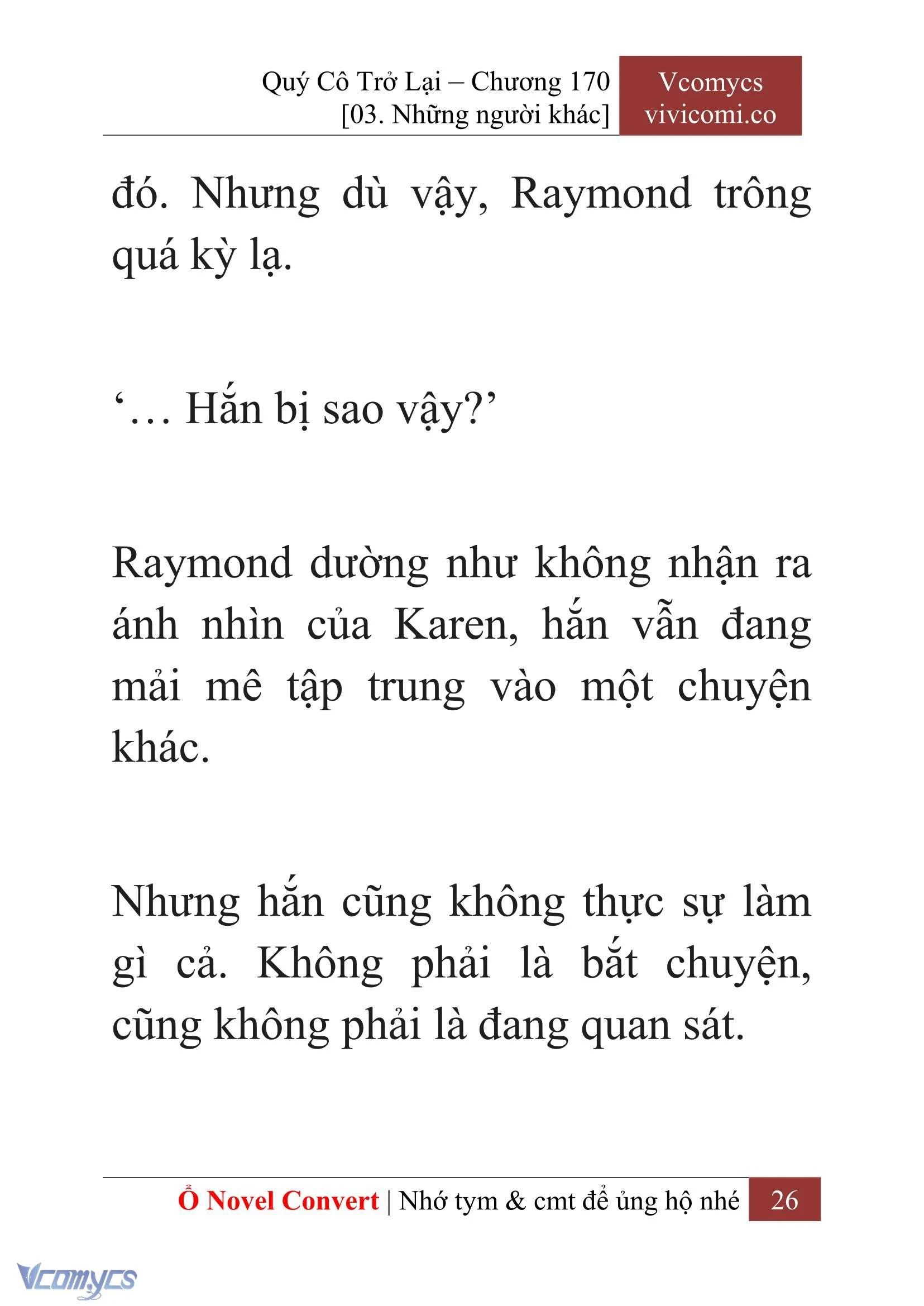 [Novel] Quý Cô Trở Lại Chapter  170 - 28