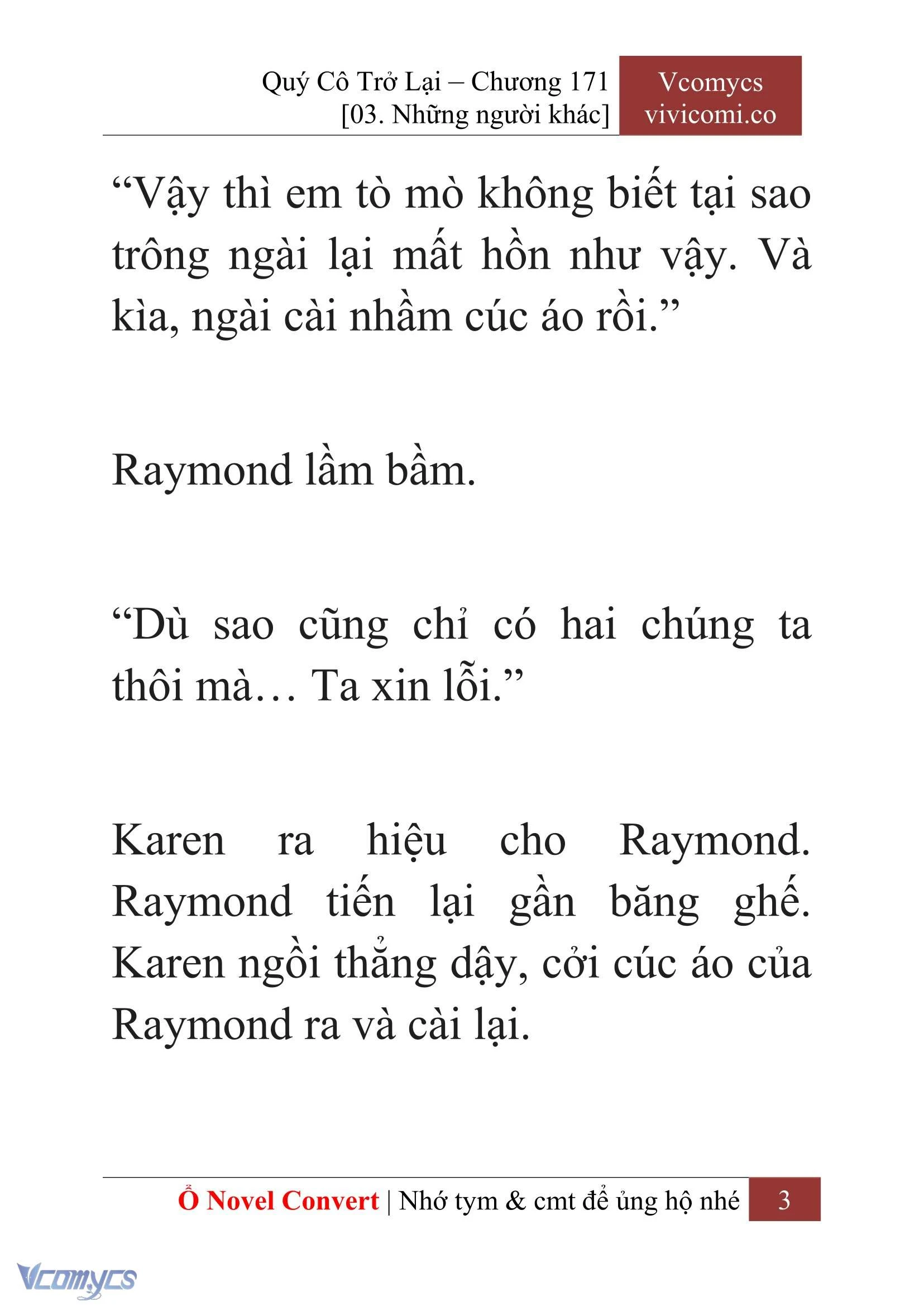 [Novel] Quý Cô Trở Lại Chapter  171 - 5