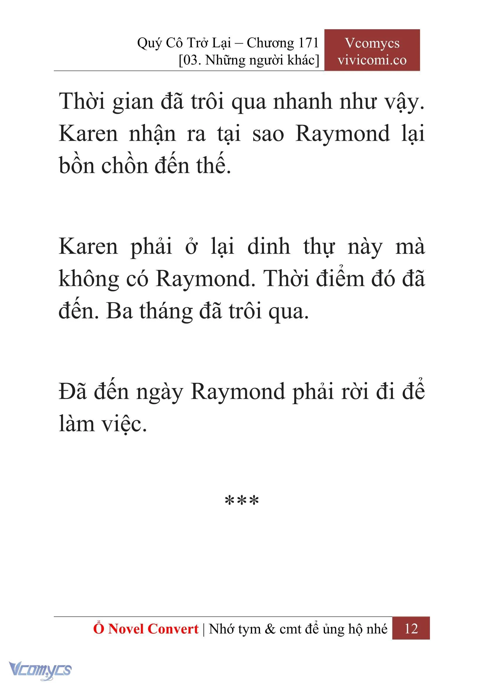 [Novel] Quý Cô Trở Lại Chapter  171 - 14