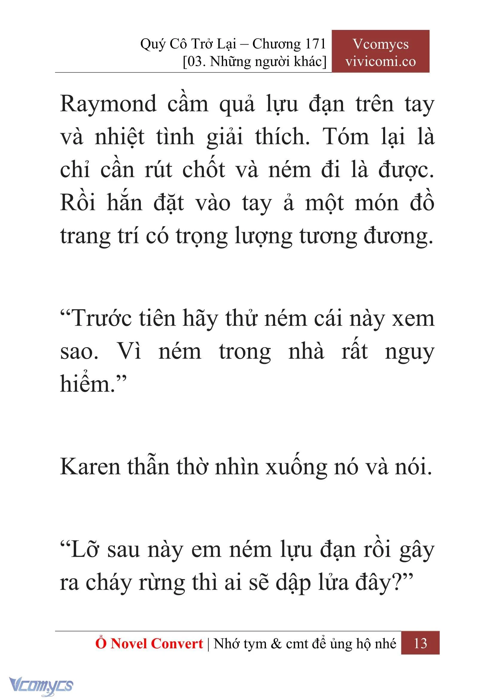 [Novel] Quý Cô Trở Lại Chapter  171 - 15