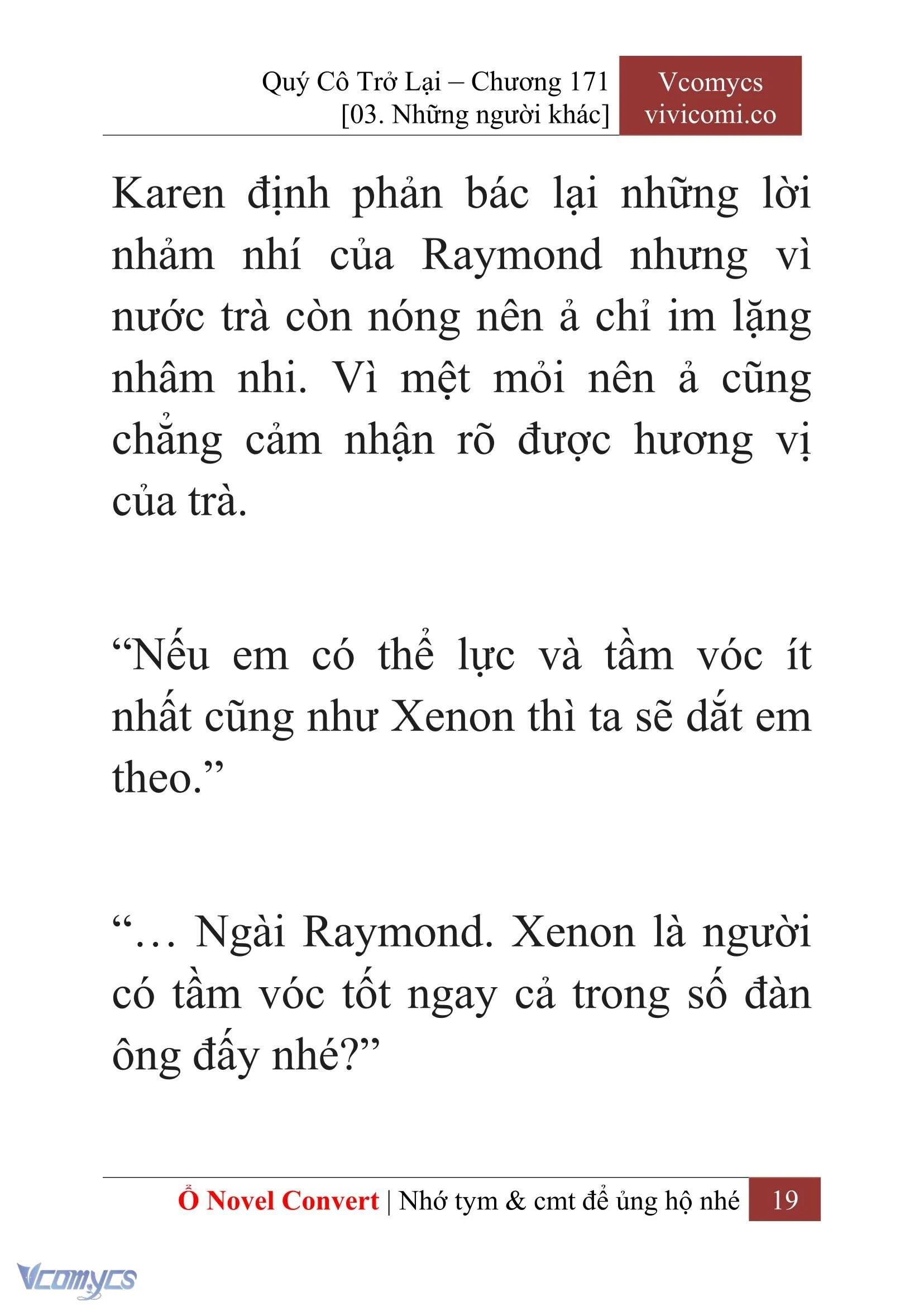 [Novel] Quý Cô Trở Lại Chapter  171 - 21