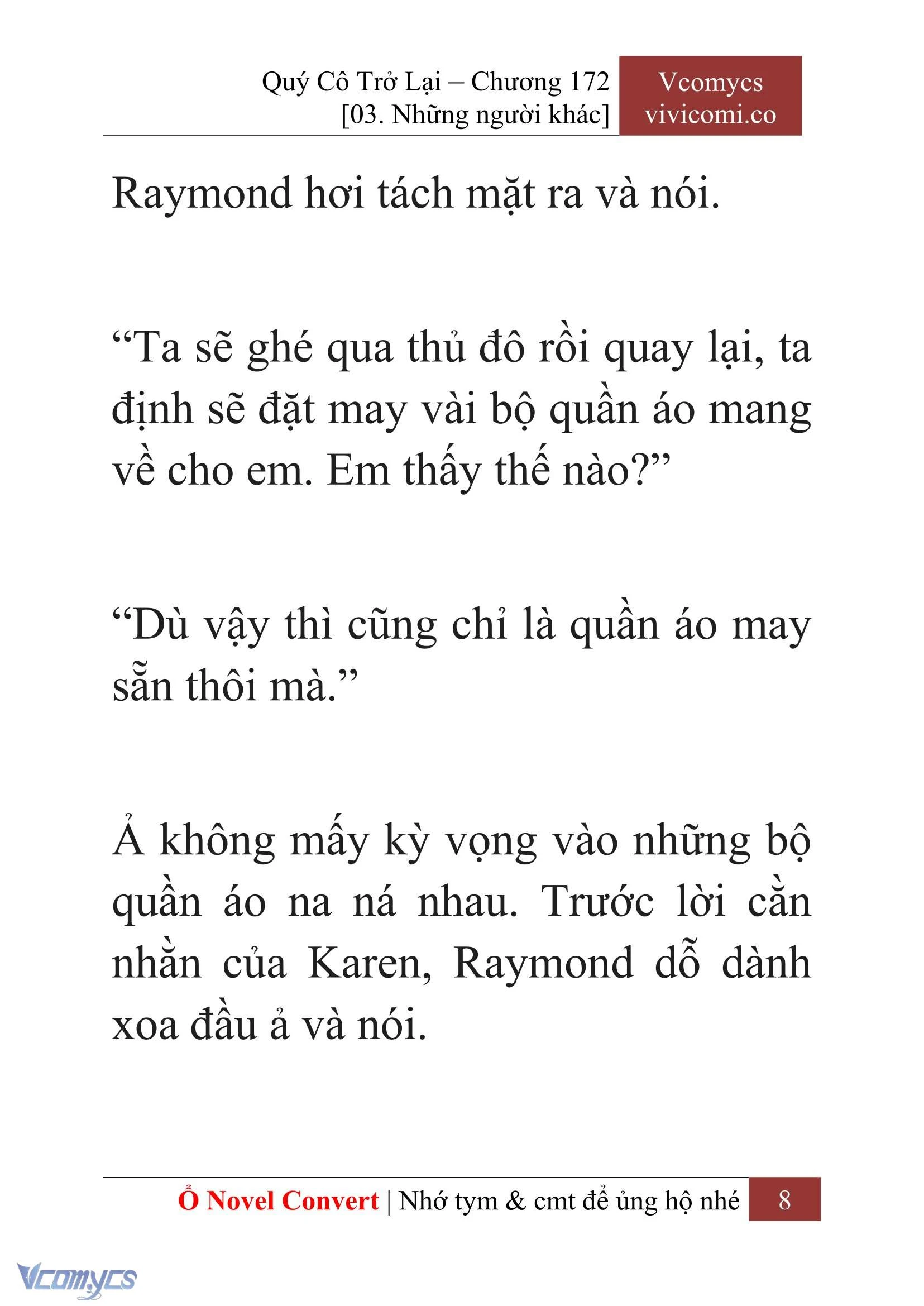 [Novel] Quý Cô Trở Lại Chapter  172 - 10