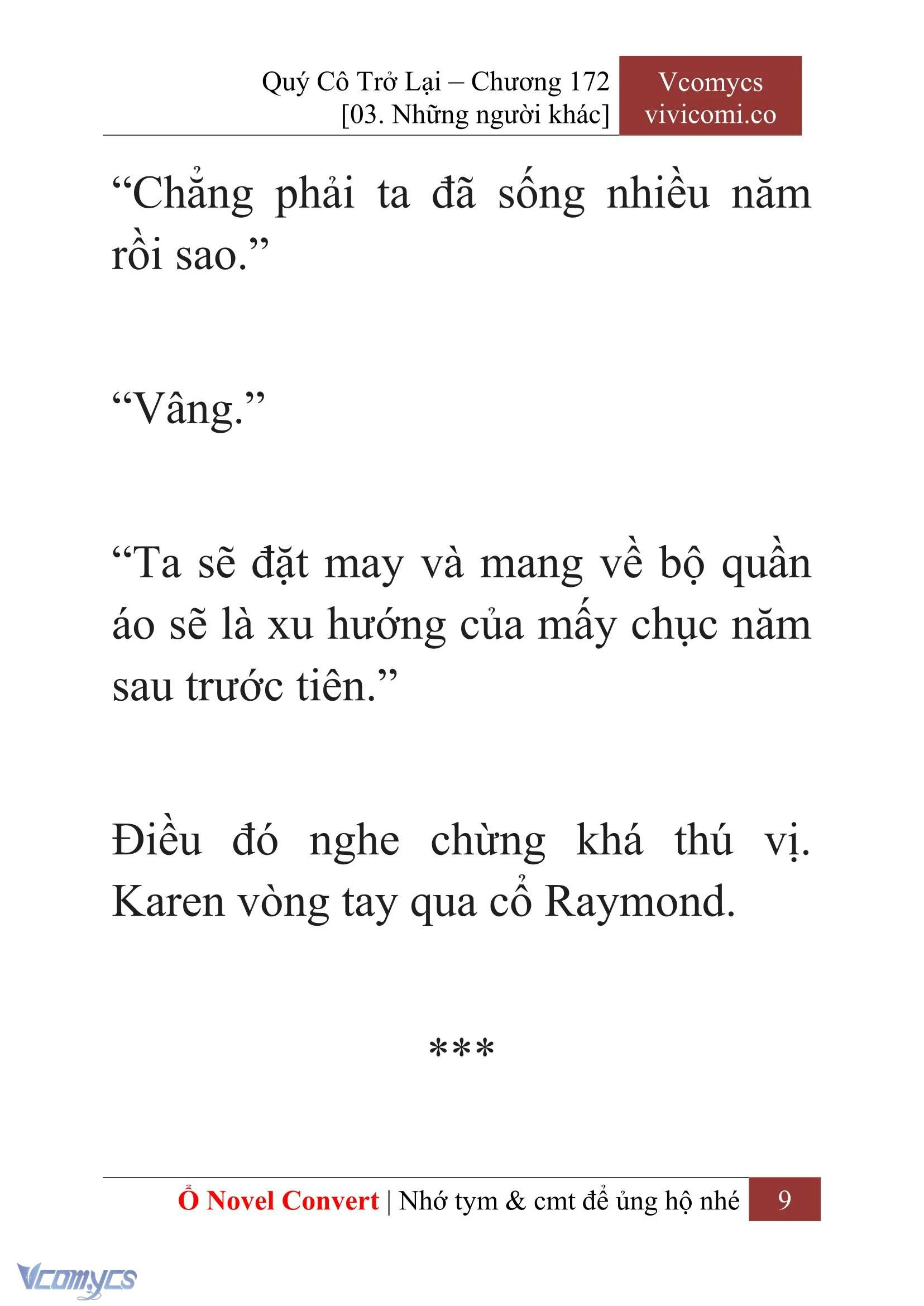 [Novel] Quý Cô Trở Lại Chapter  172 - 11