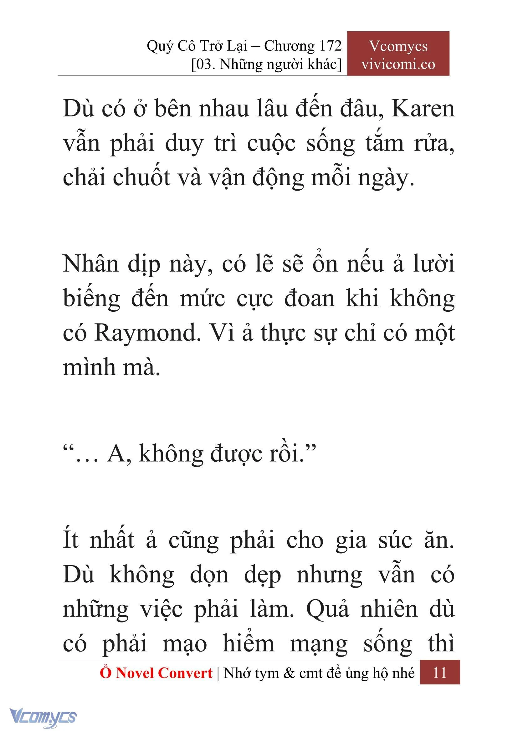[Novel] Quý Cô Trở Lại Chapter  172 - 13