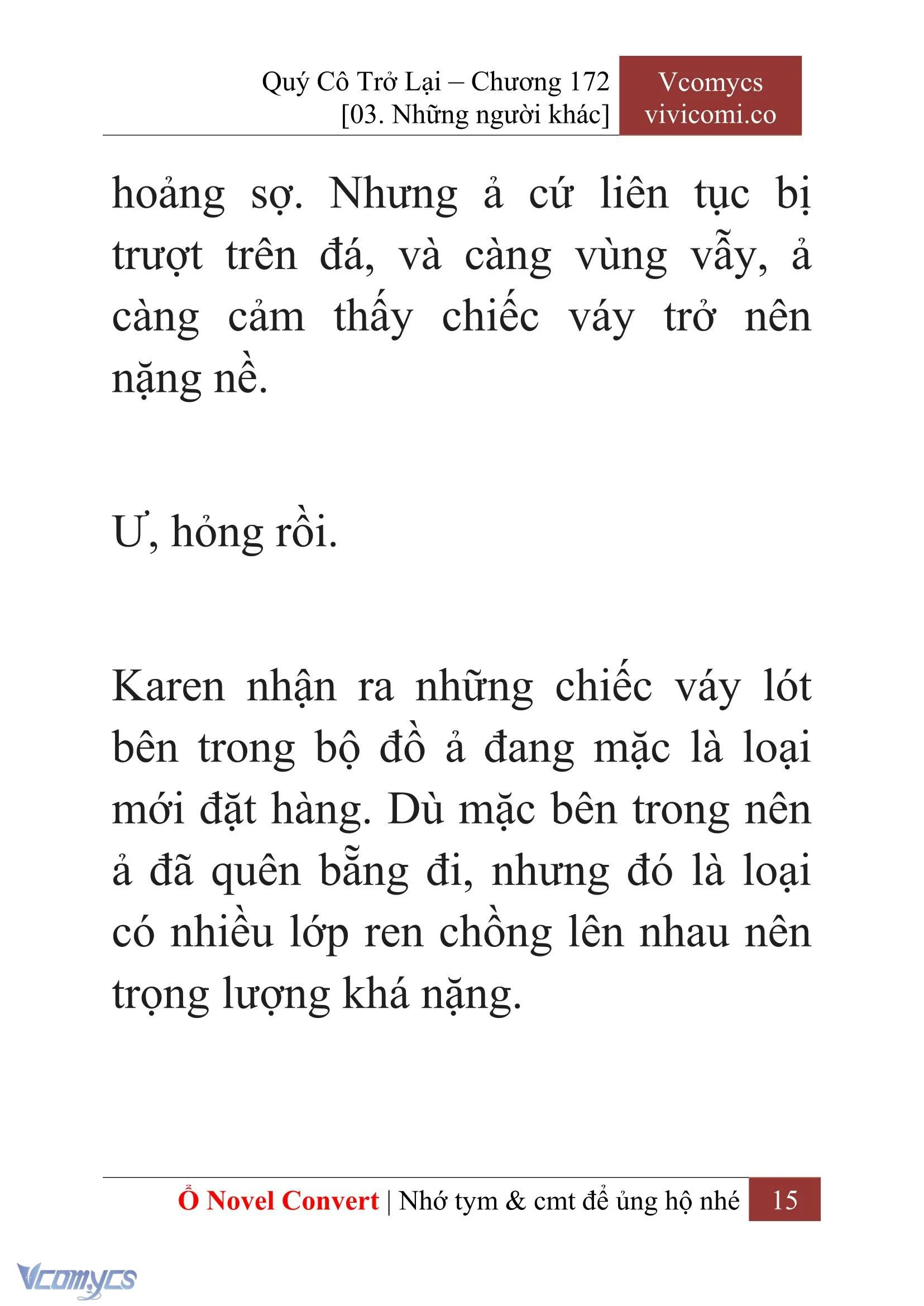 [Novel] Quý Cô Trở Lại Chapter  172 - 17
