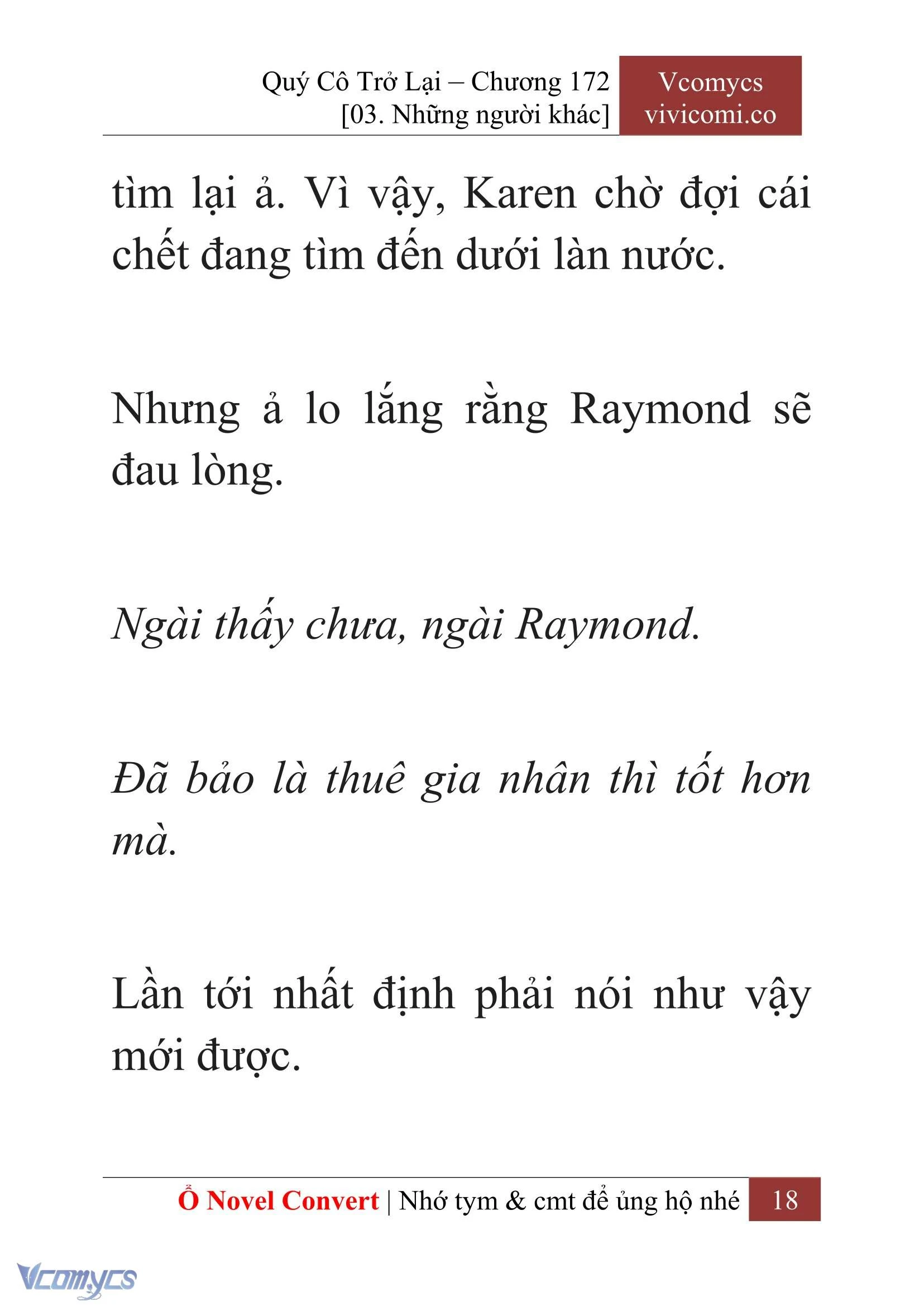 [Novel] Quý Cô Trở Lại Chapter  172 - 20