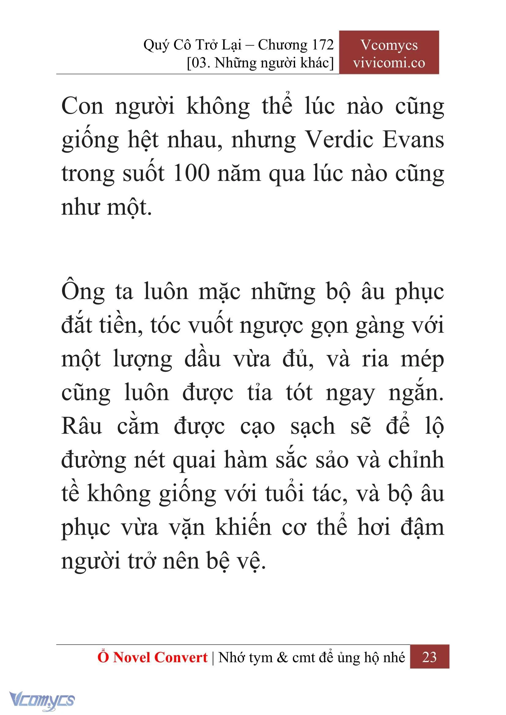 [Novel] Quý Cô Trở Lại Chapter  172 - 25