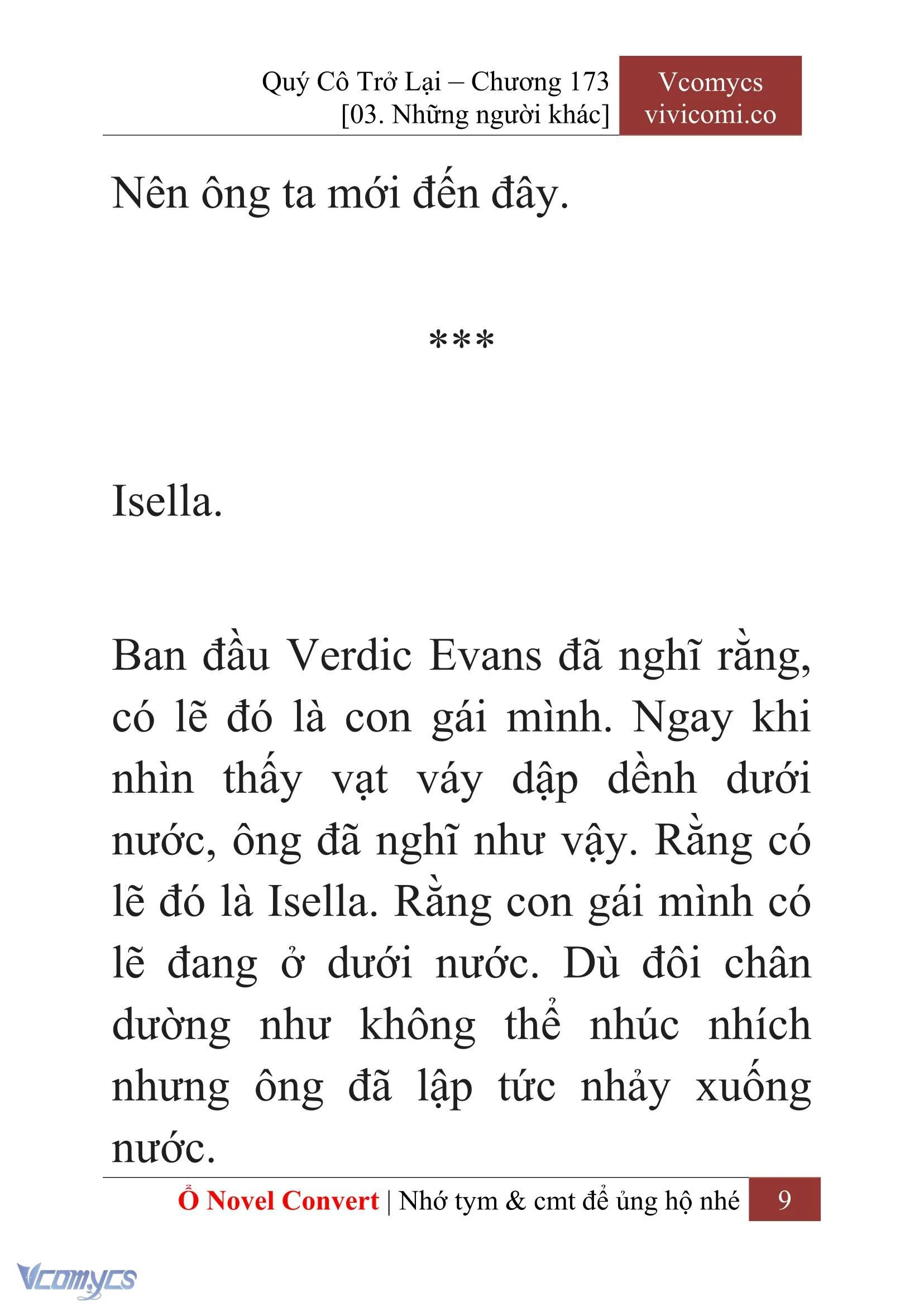 [Novel] Quý Cô Trở Lại Chapter  173 - 11