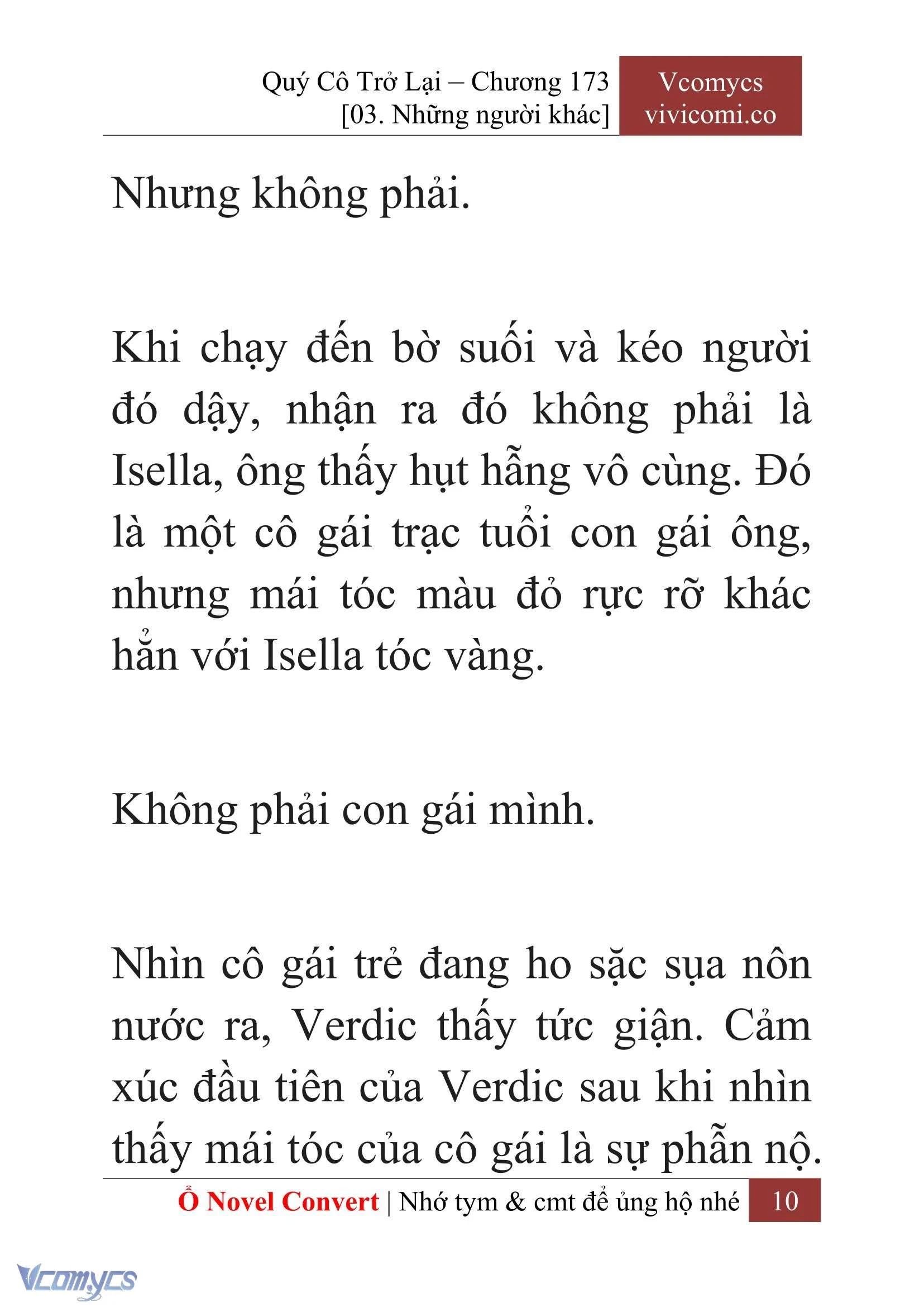 [Novel] Quý Cô Trở Lại Chapter  173 - 12