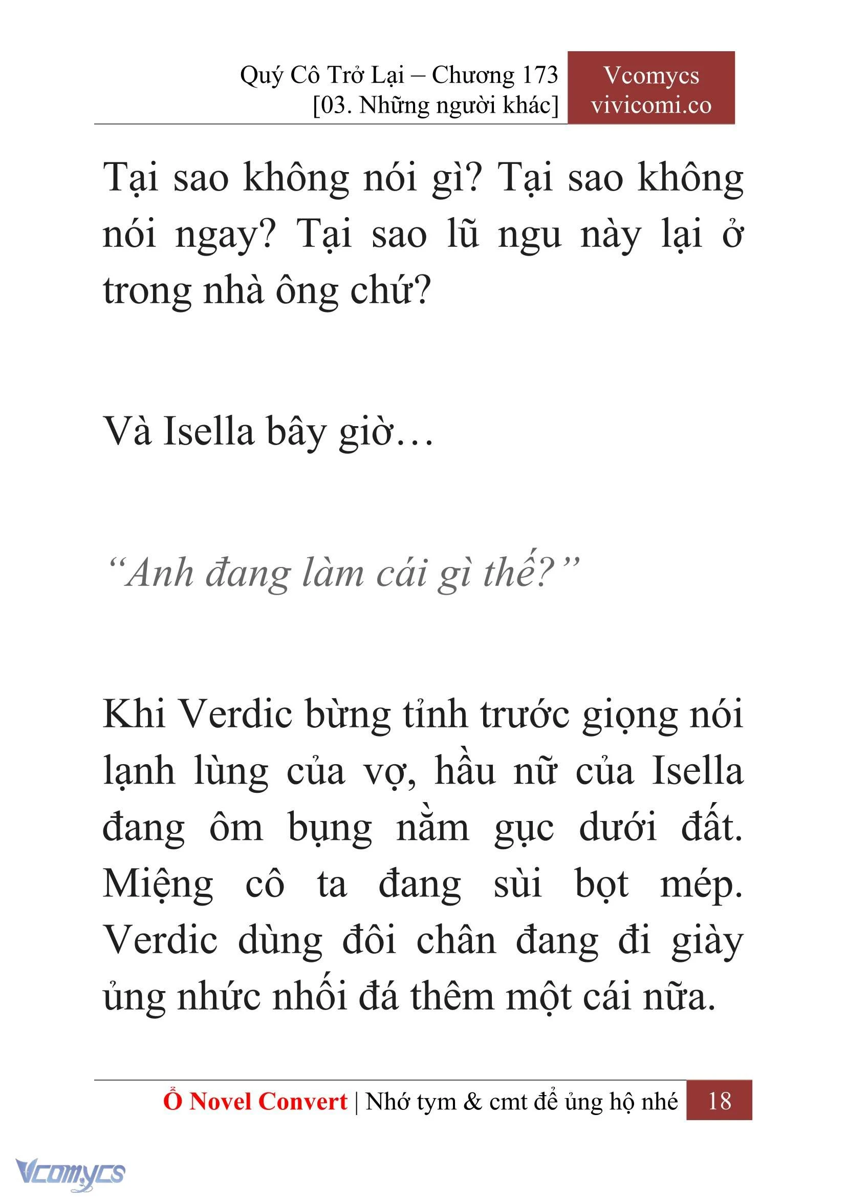 [Novel] Quý Cô Trở Lại Chapter  173 - 20