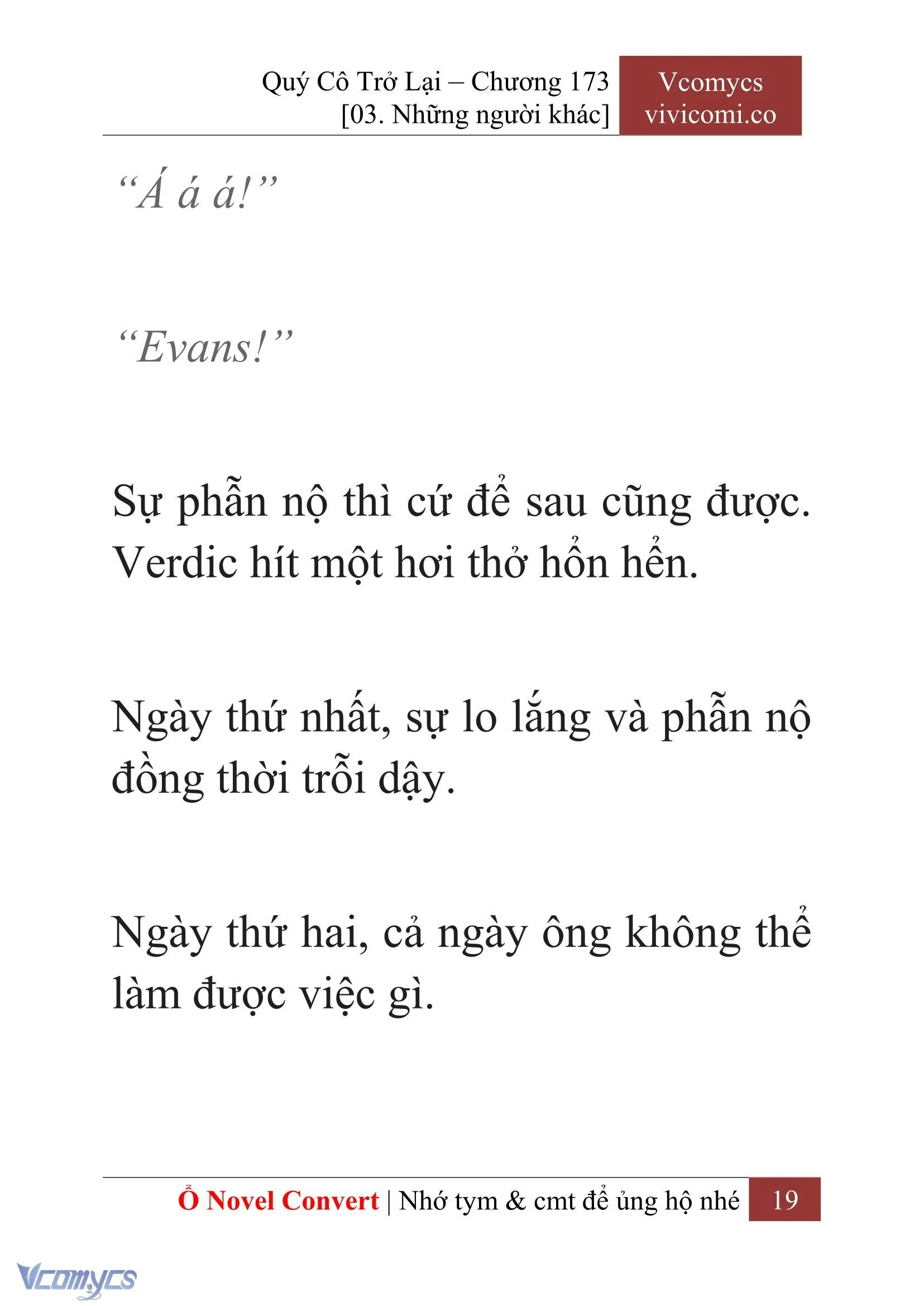 [Novel] Quý Cô Trở Lại Chapter  173 - 21