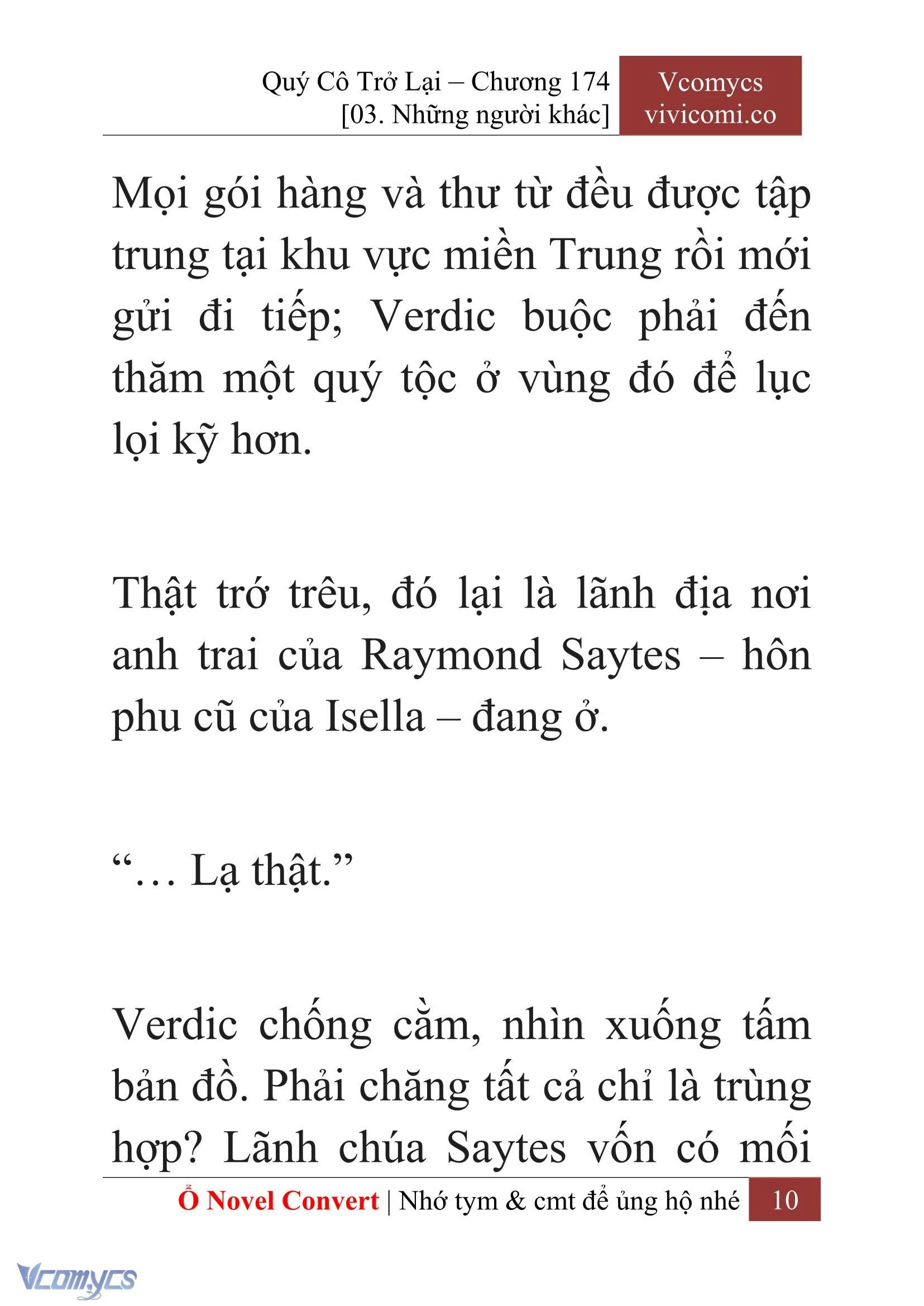 [Novel] Quý Cô Trở Lại Chapter  174 - 12