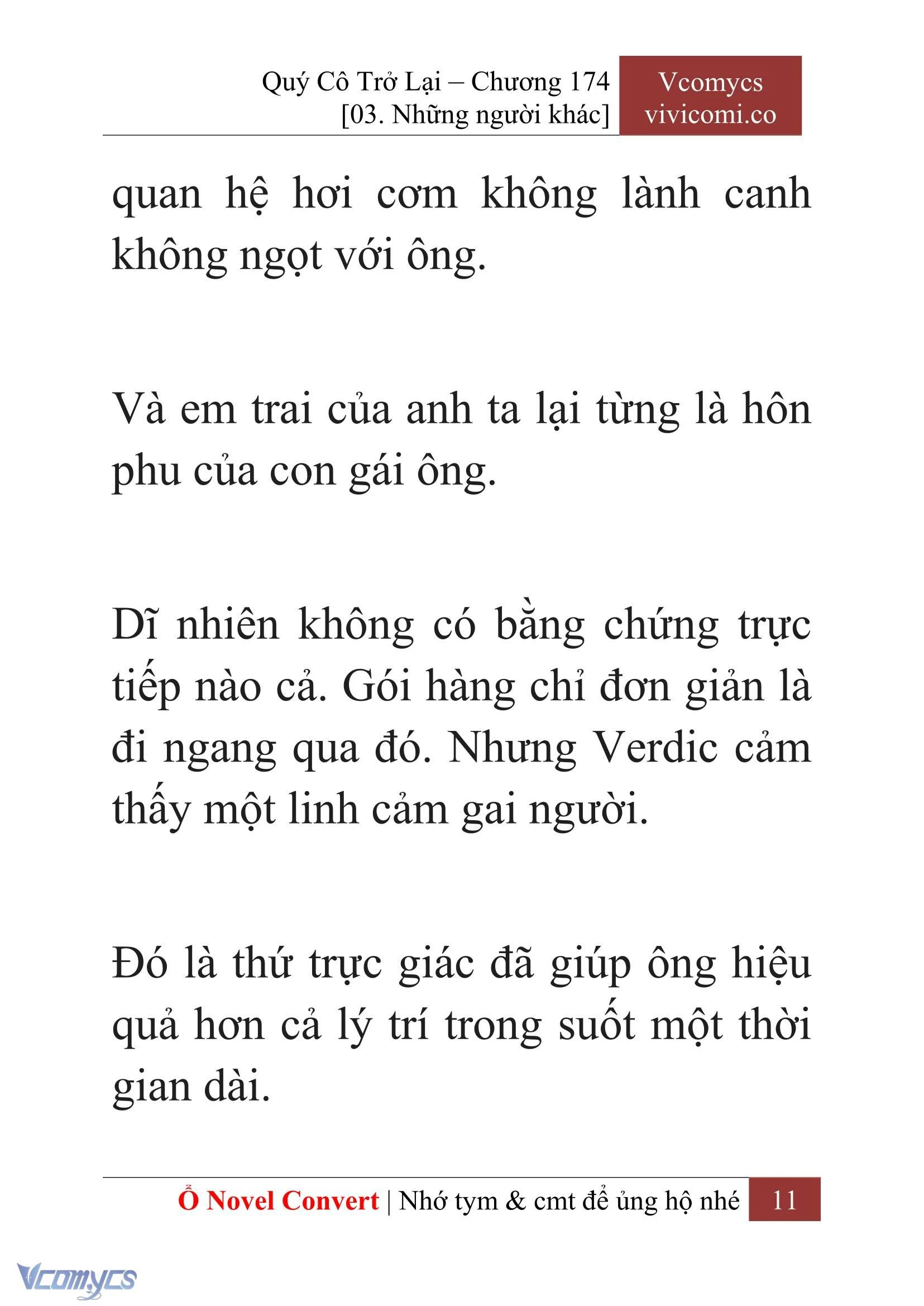 [Novel] Quý Cô Trở Lại Chapter  174 - 13