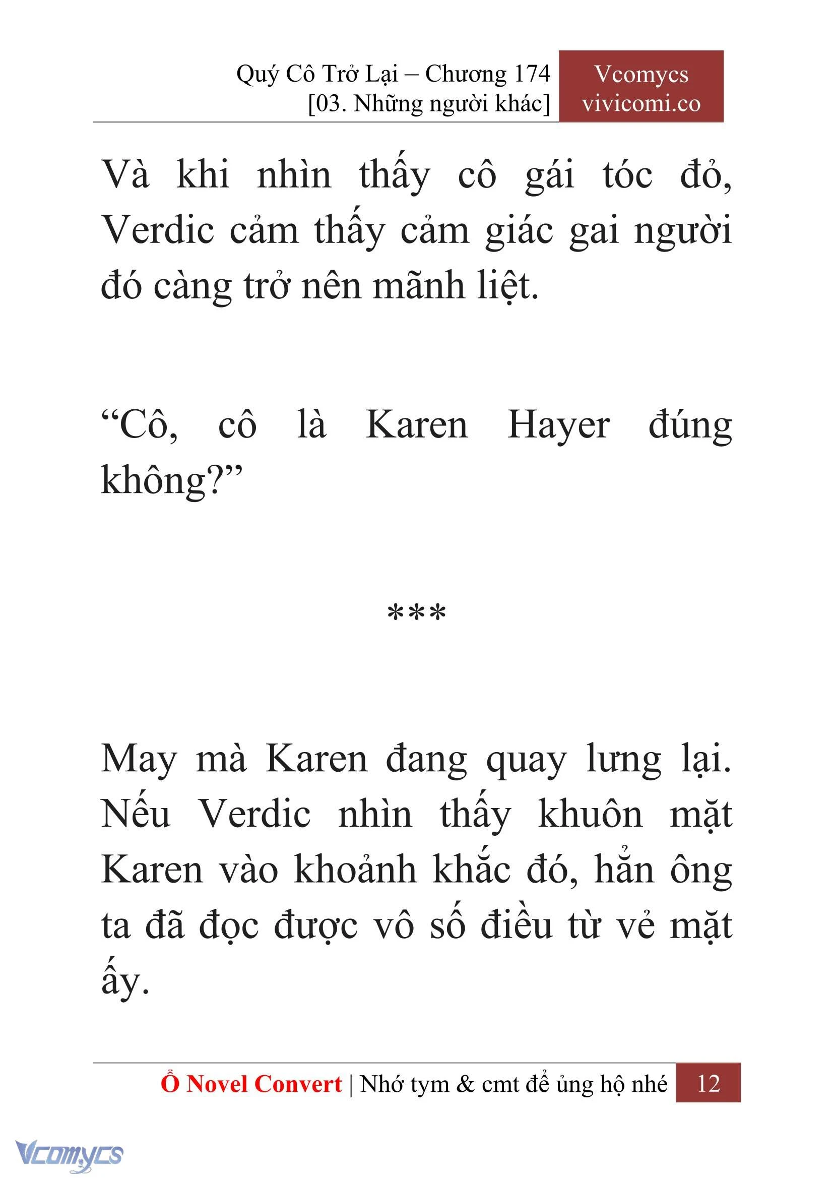 [Novel] Quý Cô Trở Lại Chapter  174 - 14