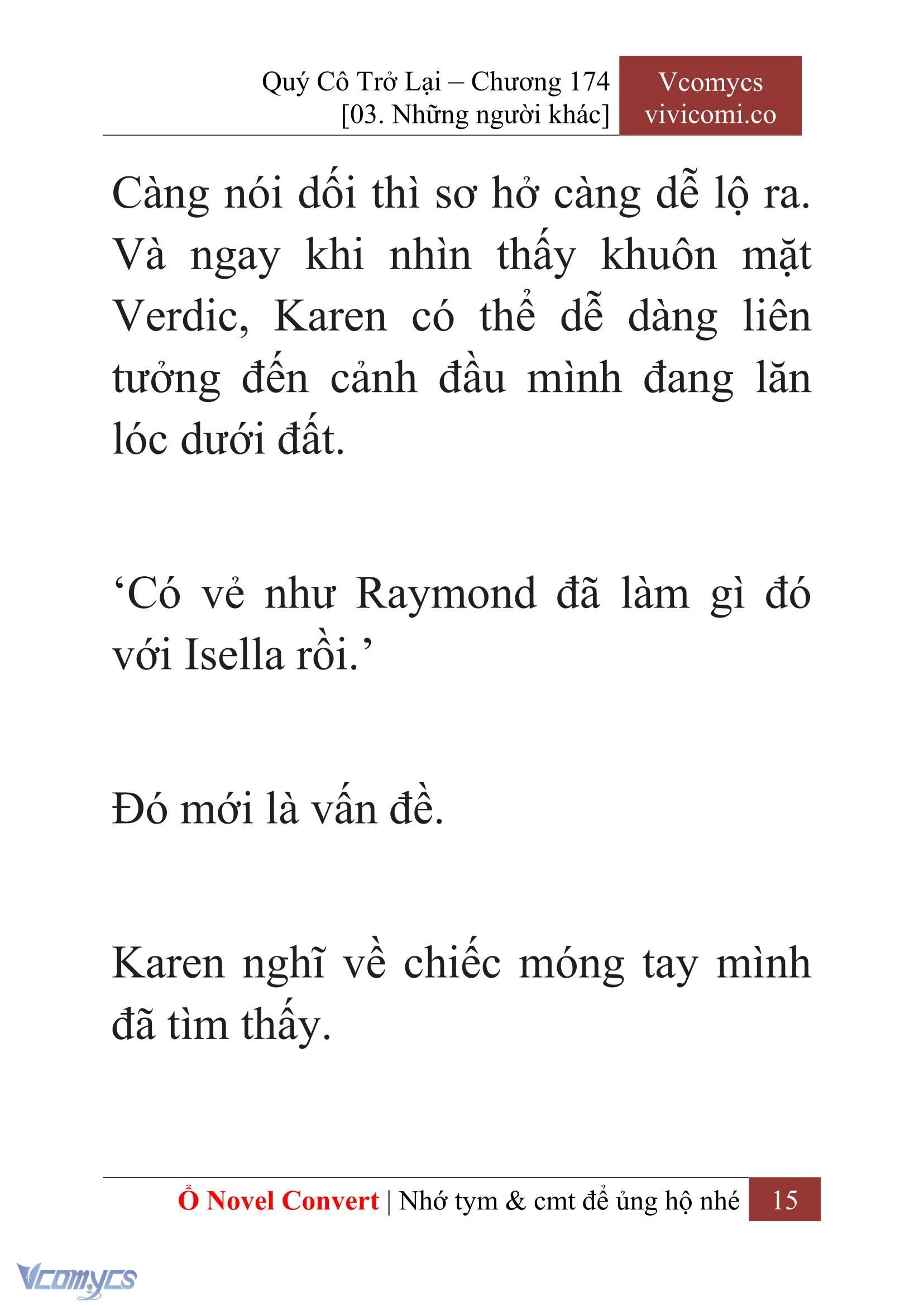 [Novel] Quý Cô Trở Lại Chapter  174 - 17