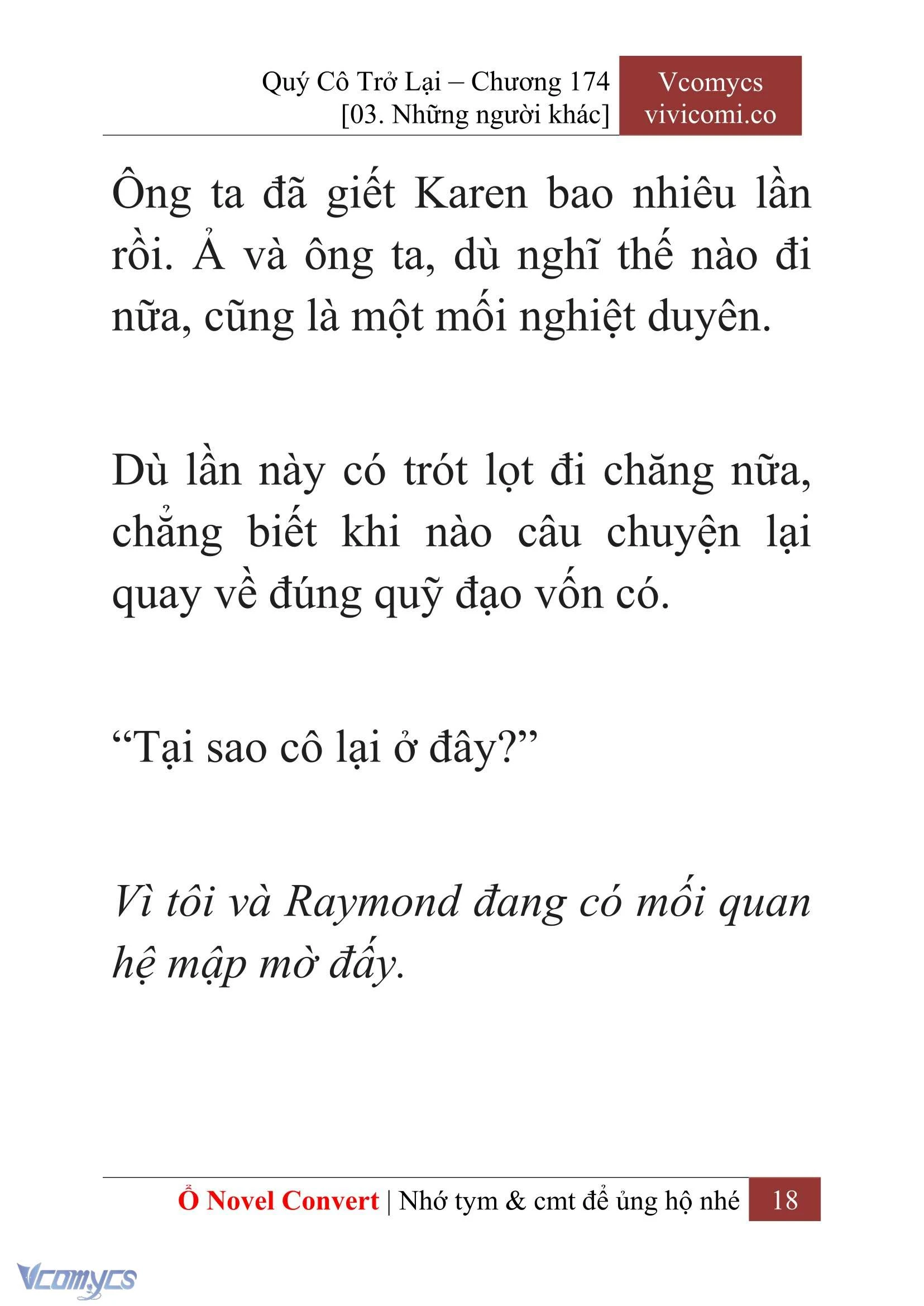 [Novel] Quý Cô Trở Lại Chapter  174 - 20
