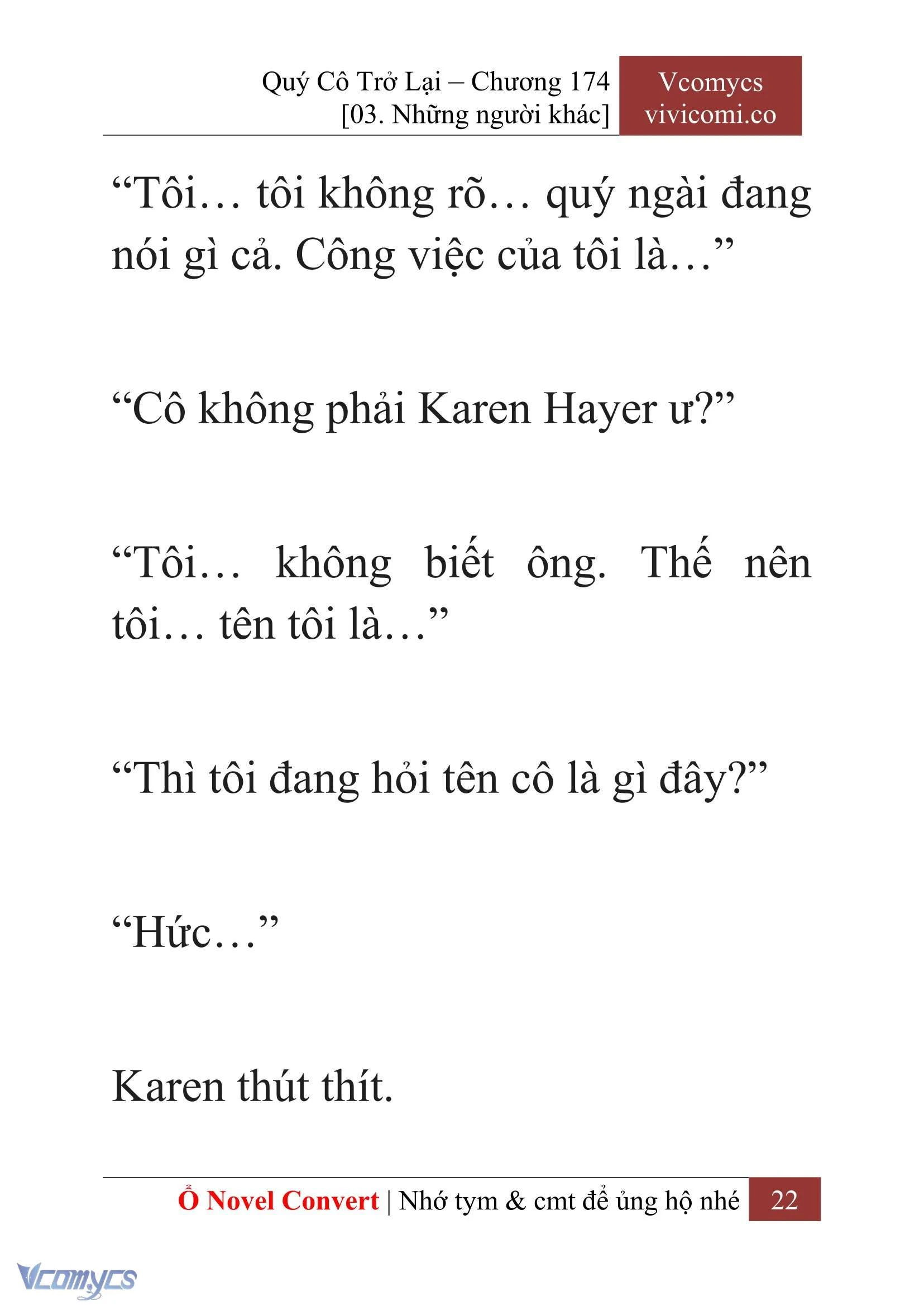 [Novel] Quý Cô Trở Lại Chapter  174 - 24