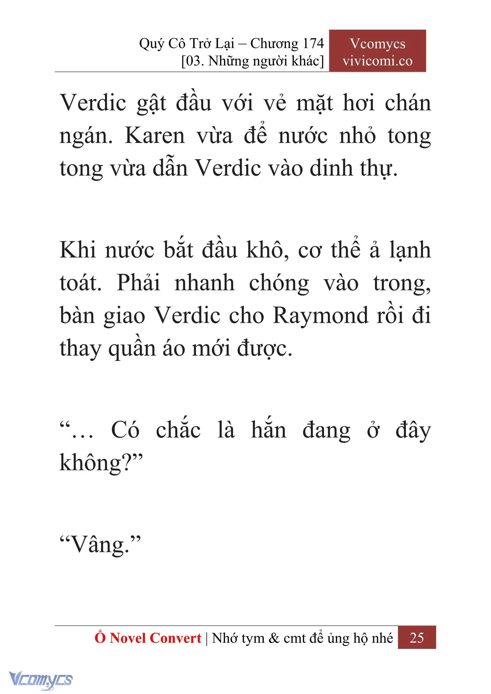 [Novel] Quý Cô Trở Lại Chapter  174 - 27