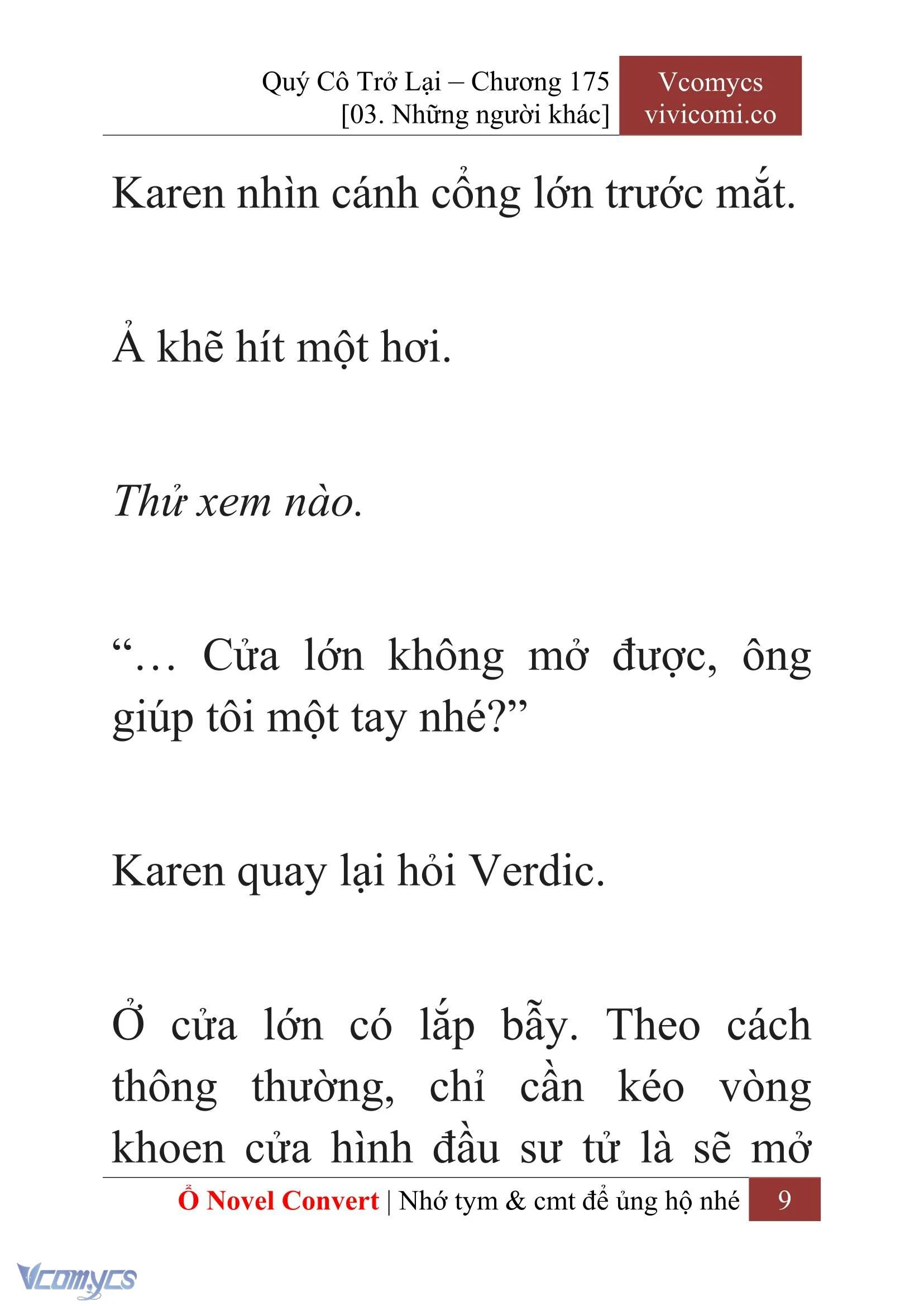 [Novel] Quý Cô Trở Lại Chapter  175 - 11