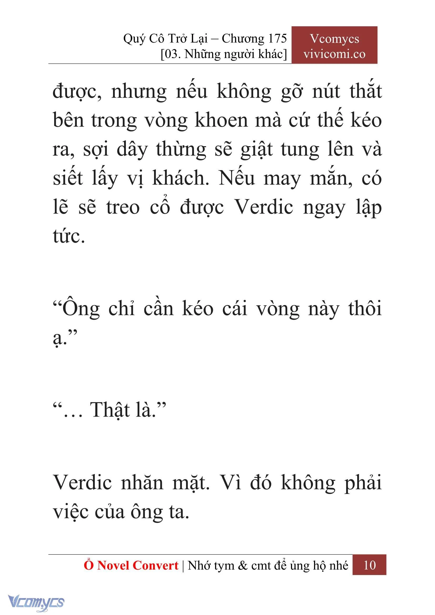 [Novel] Quý Cô Trở Lại Chapter  175 - 12
