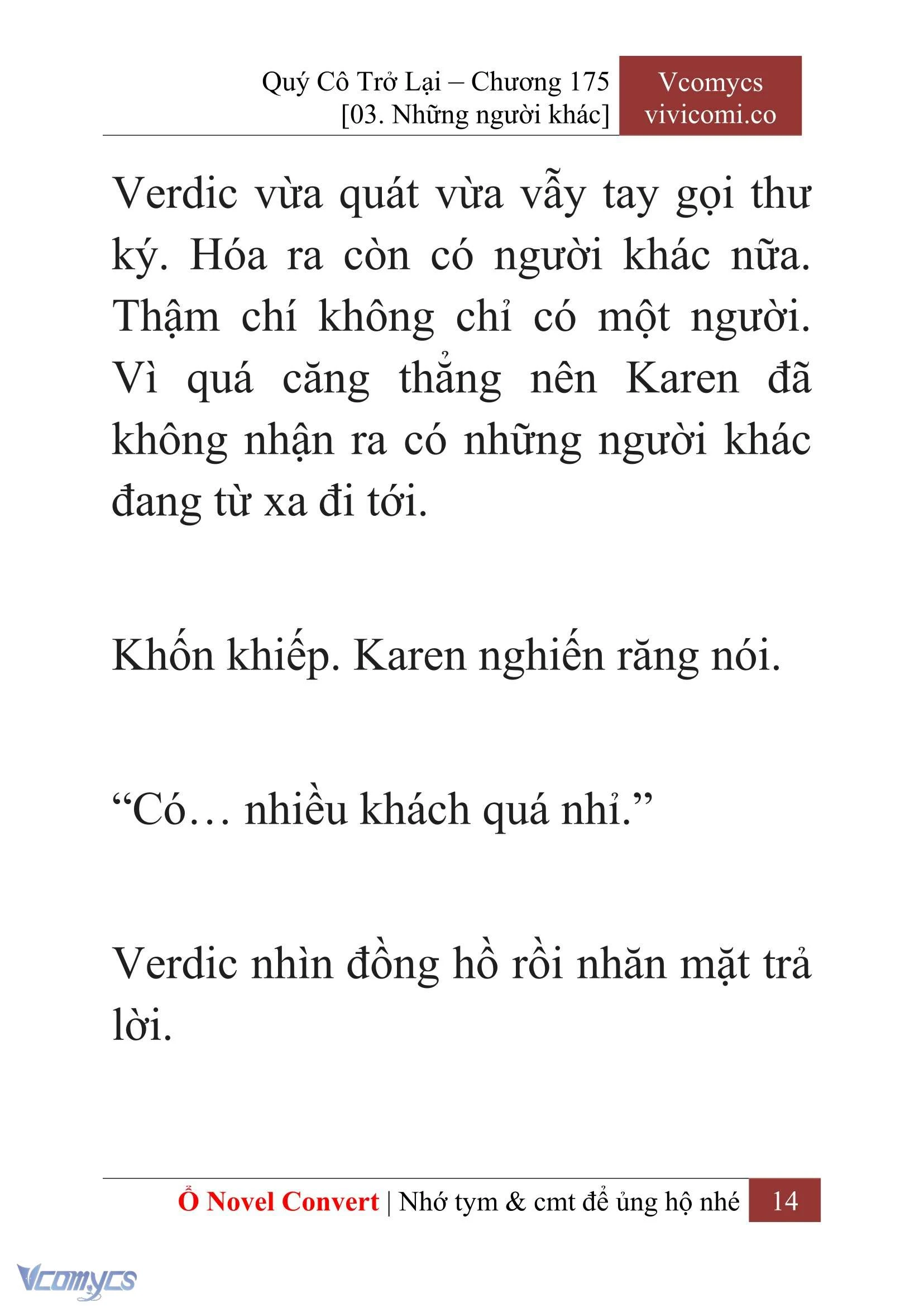 [Novel] Quý Cô Trở Lại Chapter  175 - 16
