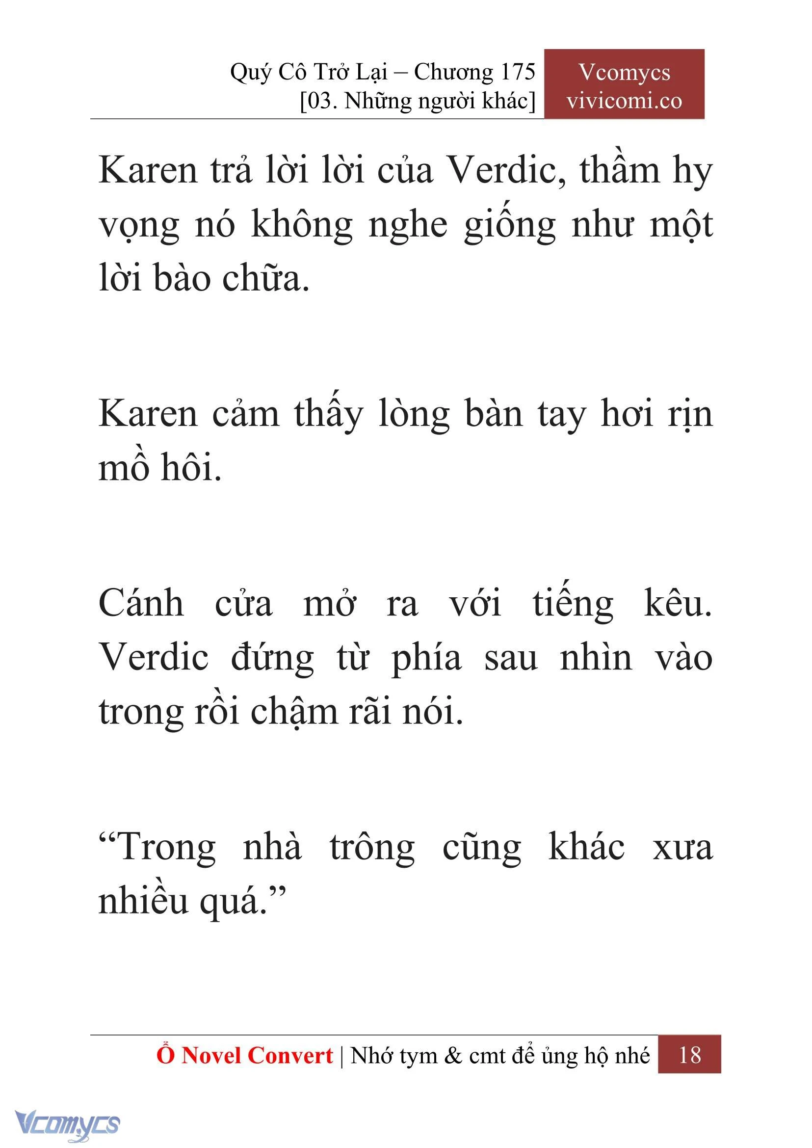 [Novel] Quý Cô Trở Lại Chapter  175 - 20