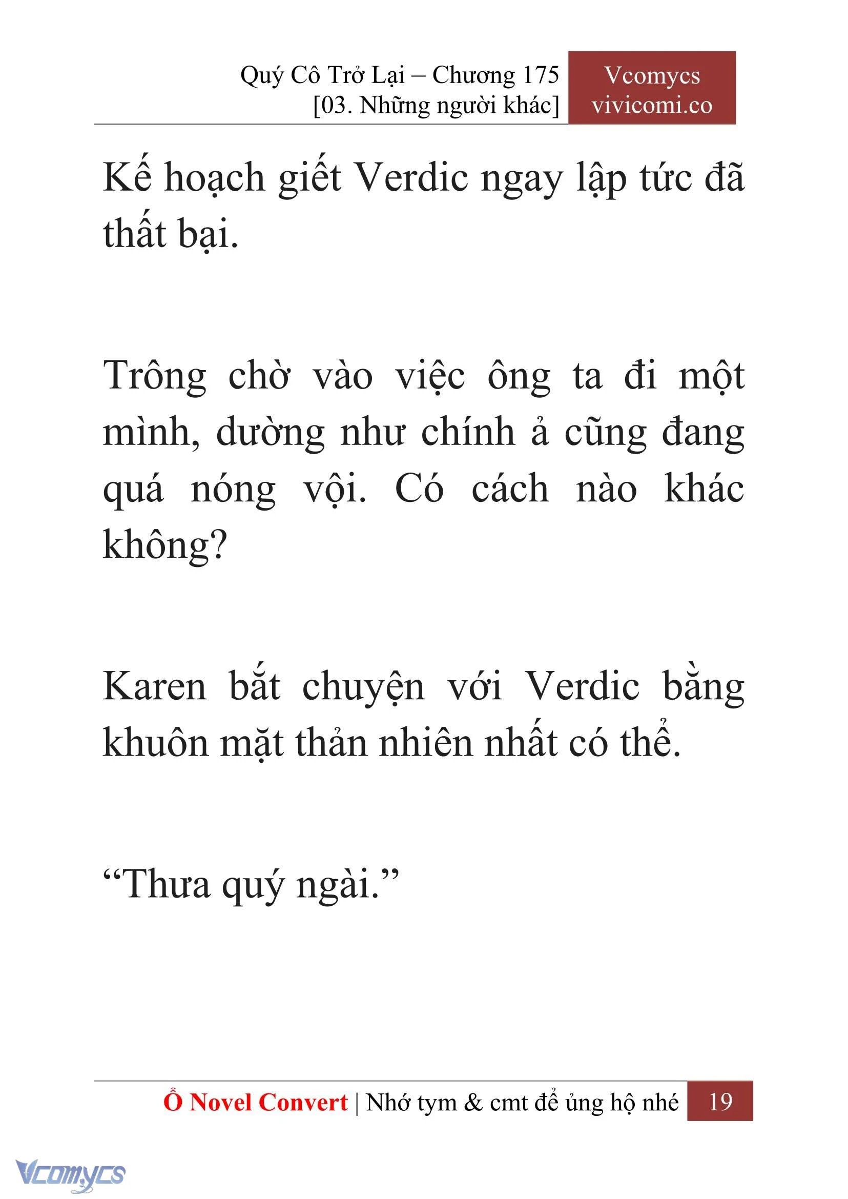 [Novel] Quý Cô Trở Lại Chapter  175 - 21