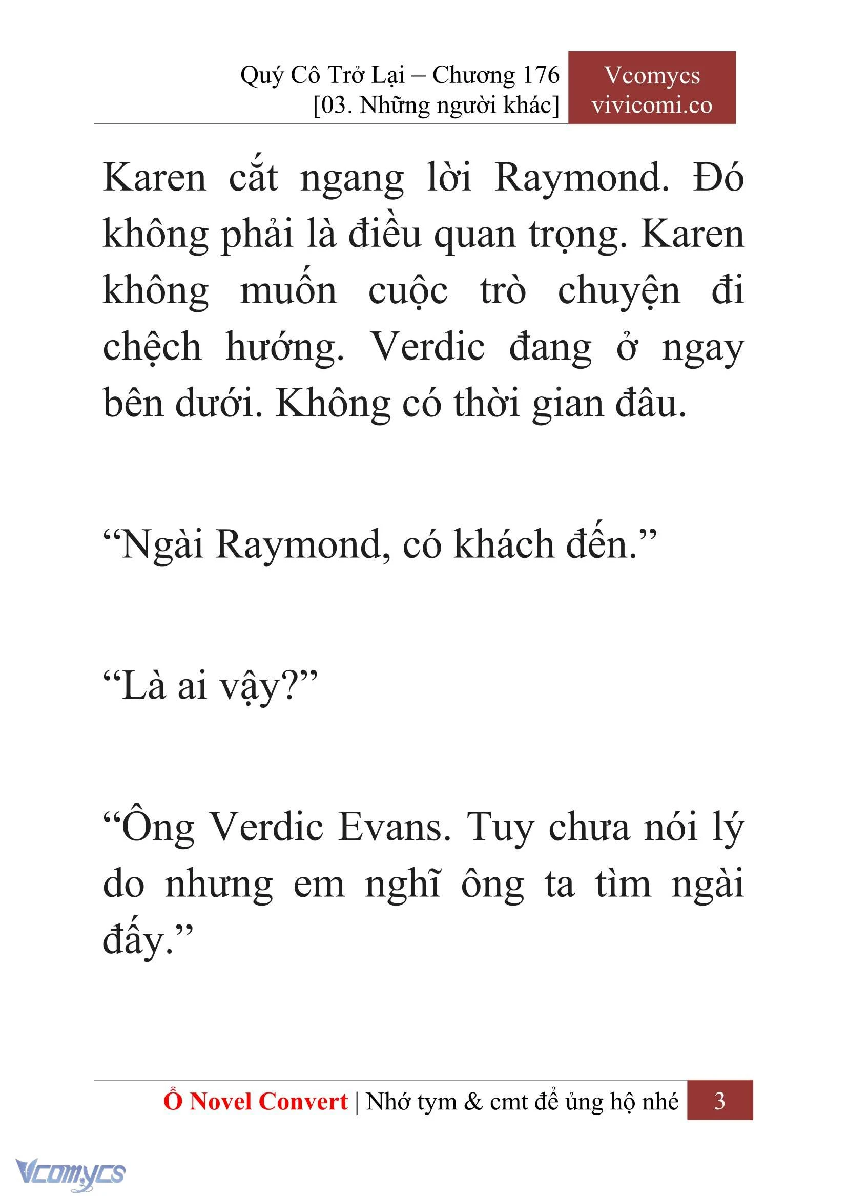 [Novel] Quý Cô Trở Lại Chapter  176 - 5