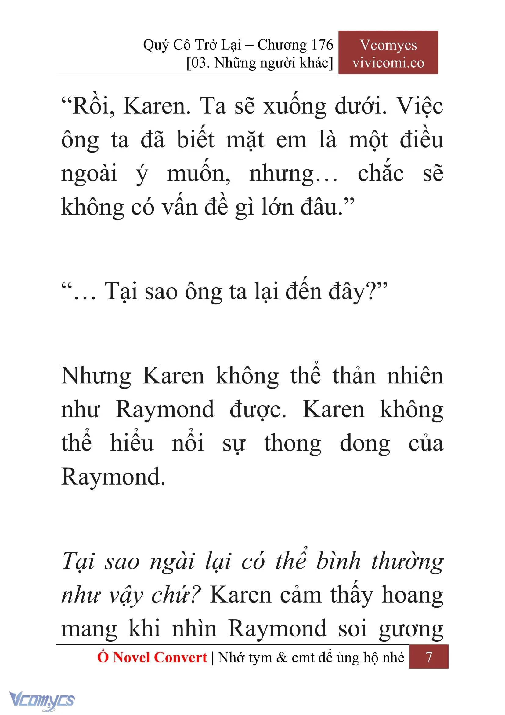 [Novel] Quý Cô Trở Lại Chapter  176 - 9