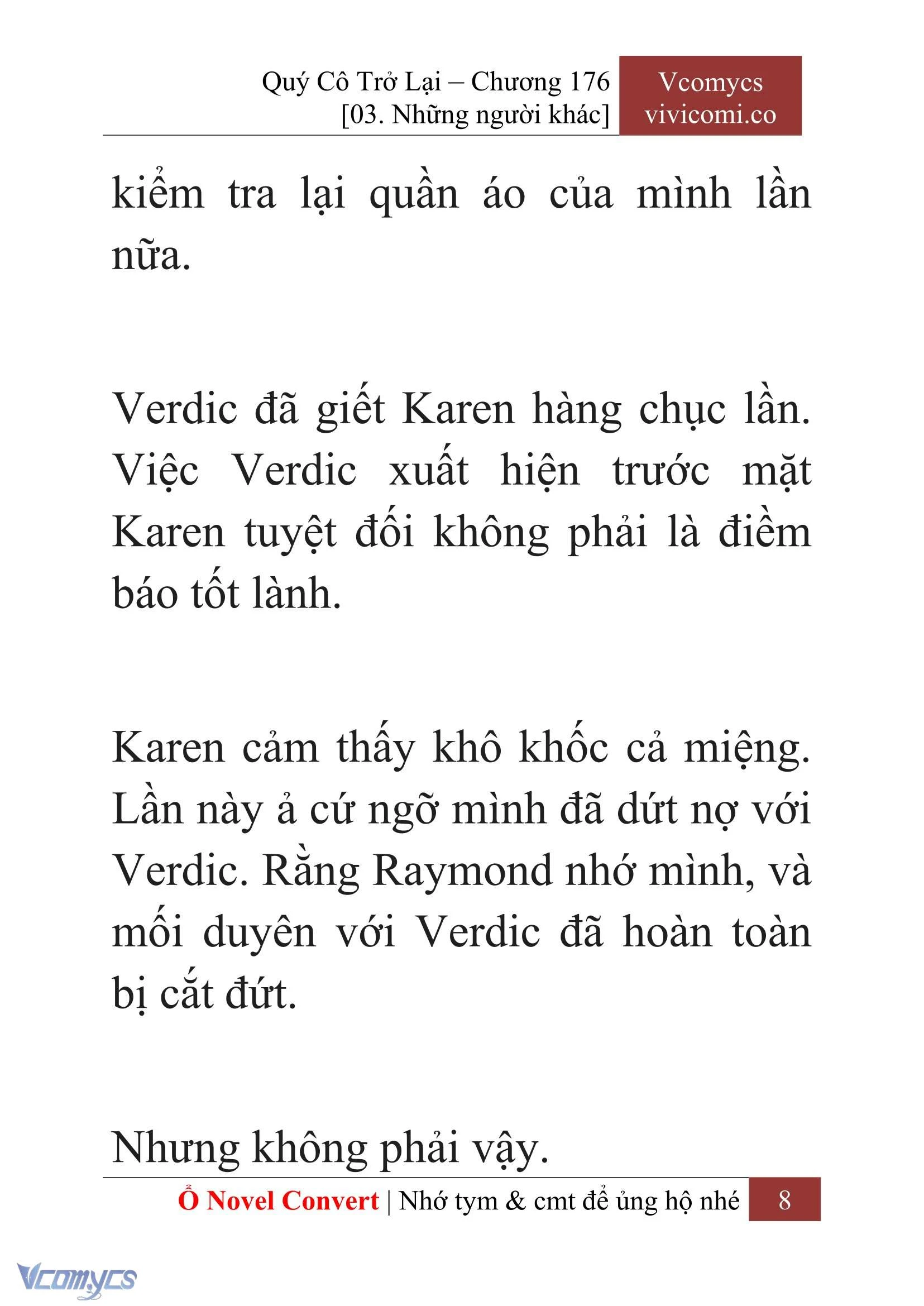 [Novel] Quý Cô Trở Lại Chapter  176 - 10