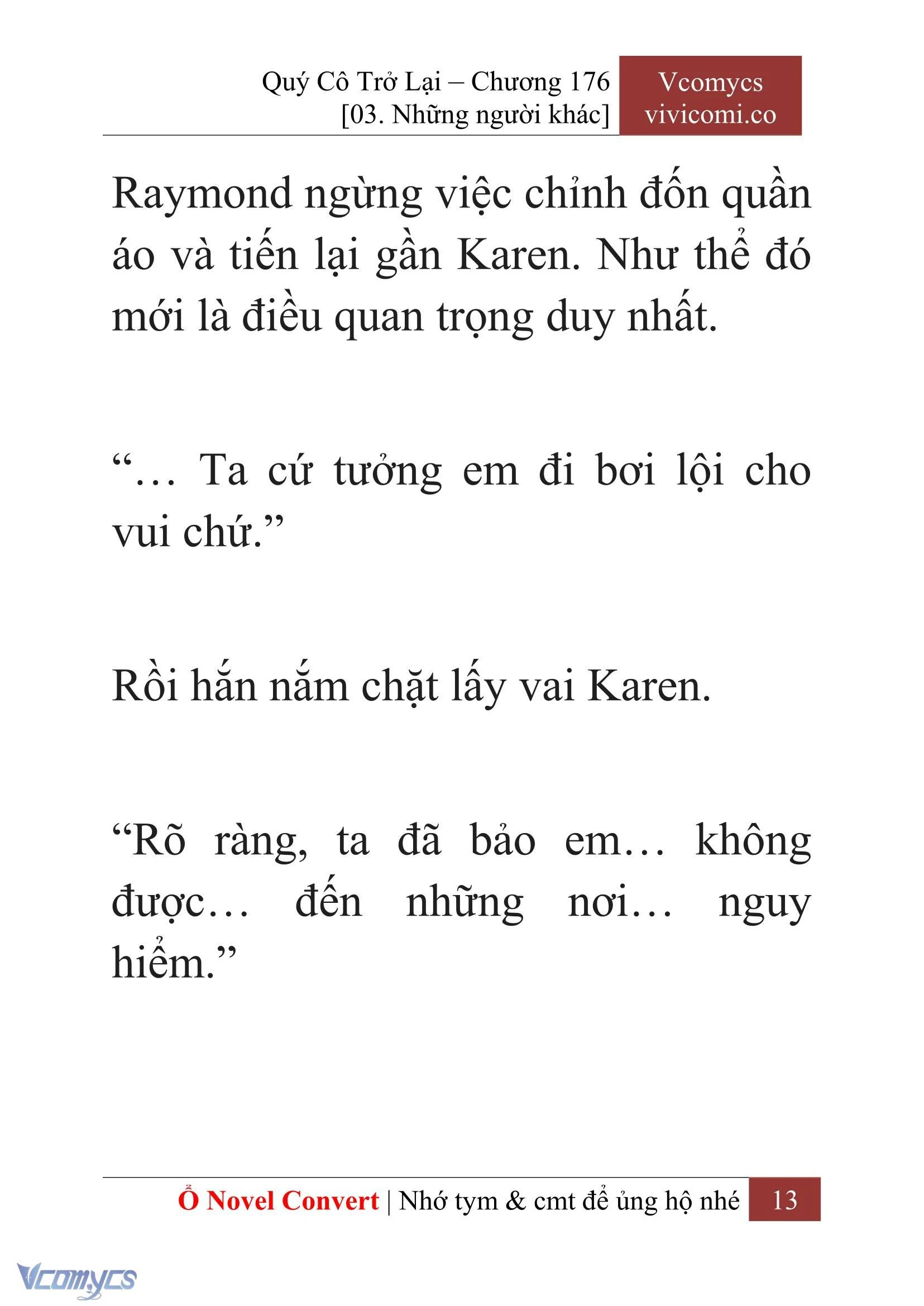 [Novel] Quý Cô Trở Lại Chapter  176 - 15