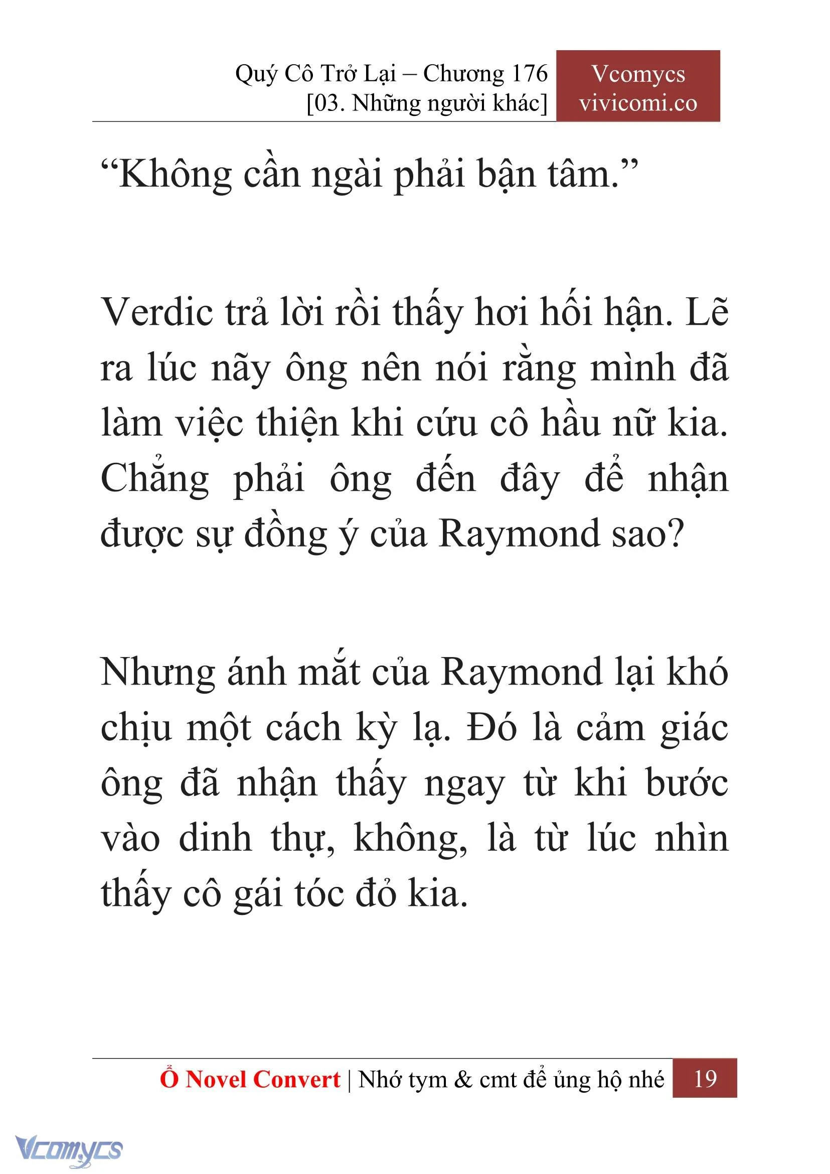 [Novel] Quý Cô Trở Lại Chapter  176 - 21