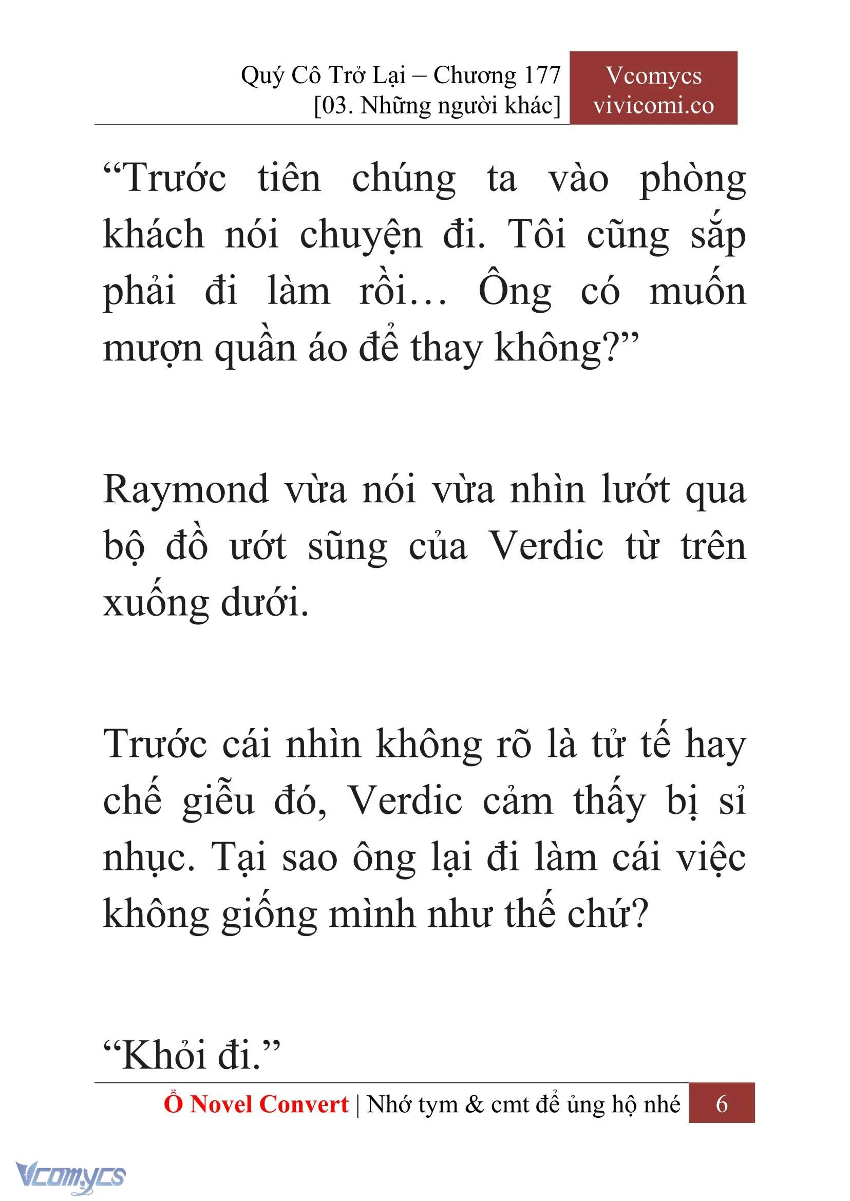 [Novel] Quý Cô Trở Lại Chapter  177 - 8