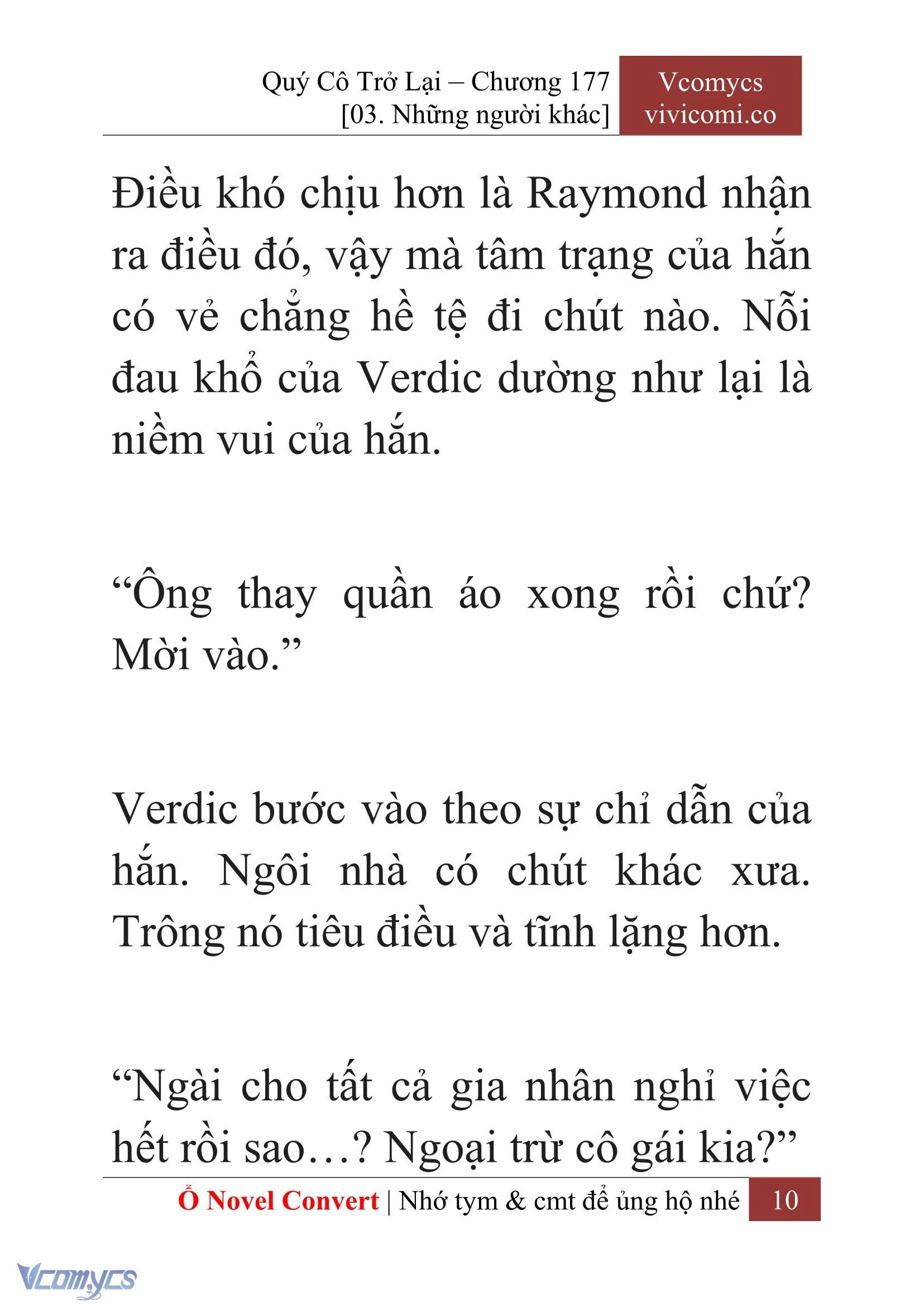 [Novel] Quý Cô Trở Lại Chapter  177 - 12