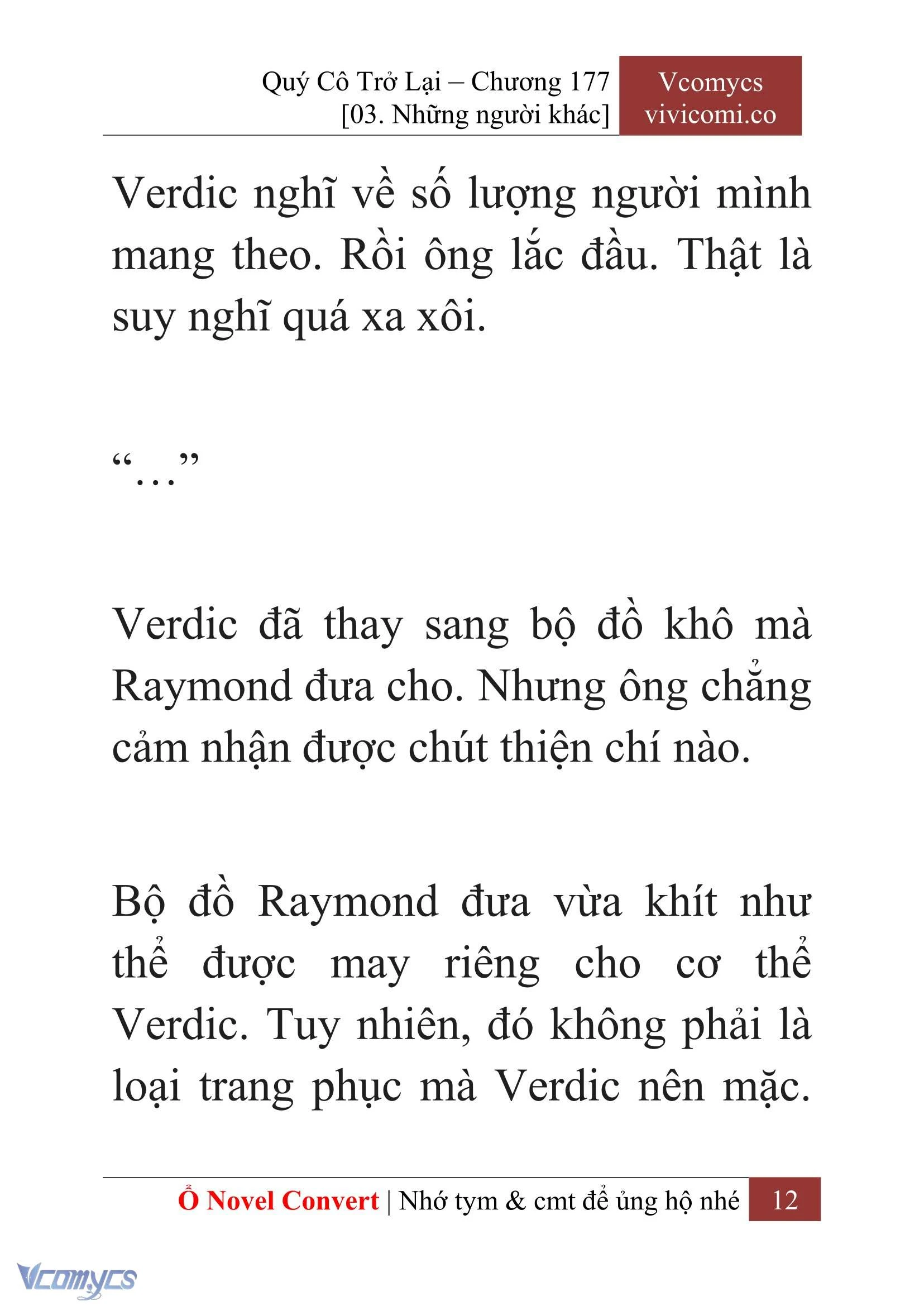 [Novel] Quý Cô Trở Lại Chapter  177 - 14