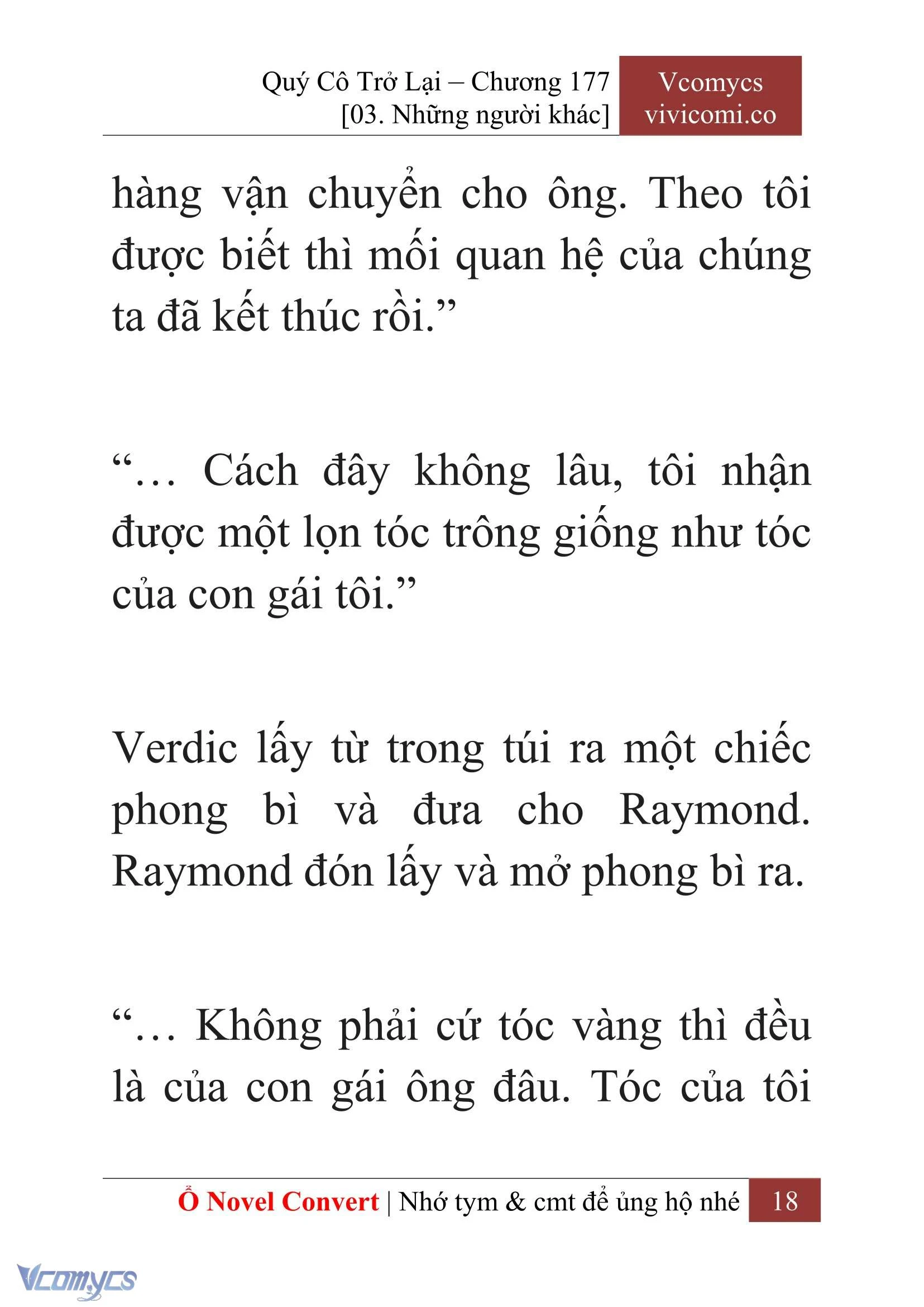 [Novel] Quý Cô Trở Lại Chapter  177 - 20
