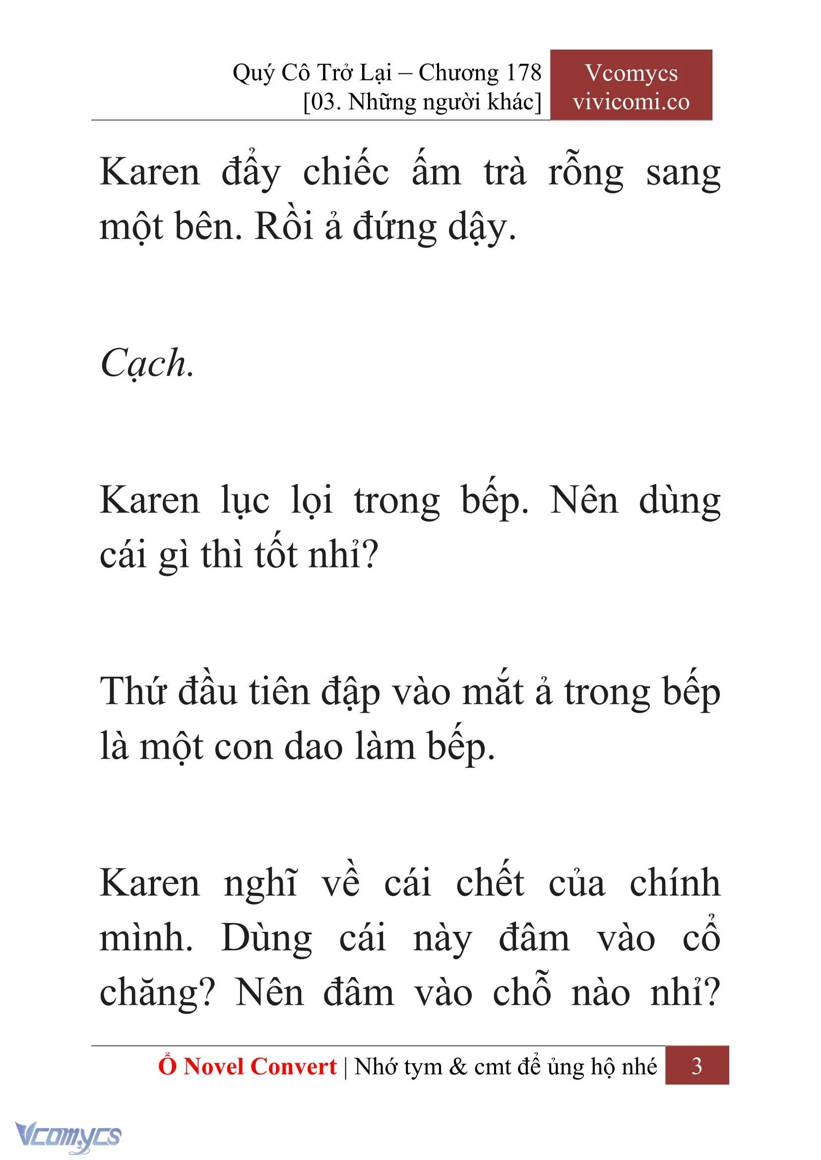 [Novel] Quý Cô Trở Lại Chapter  178 - 5