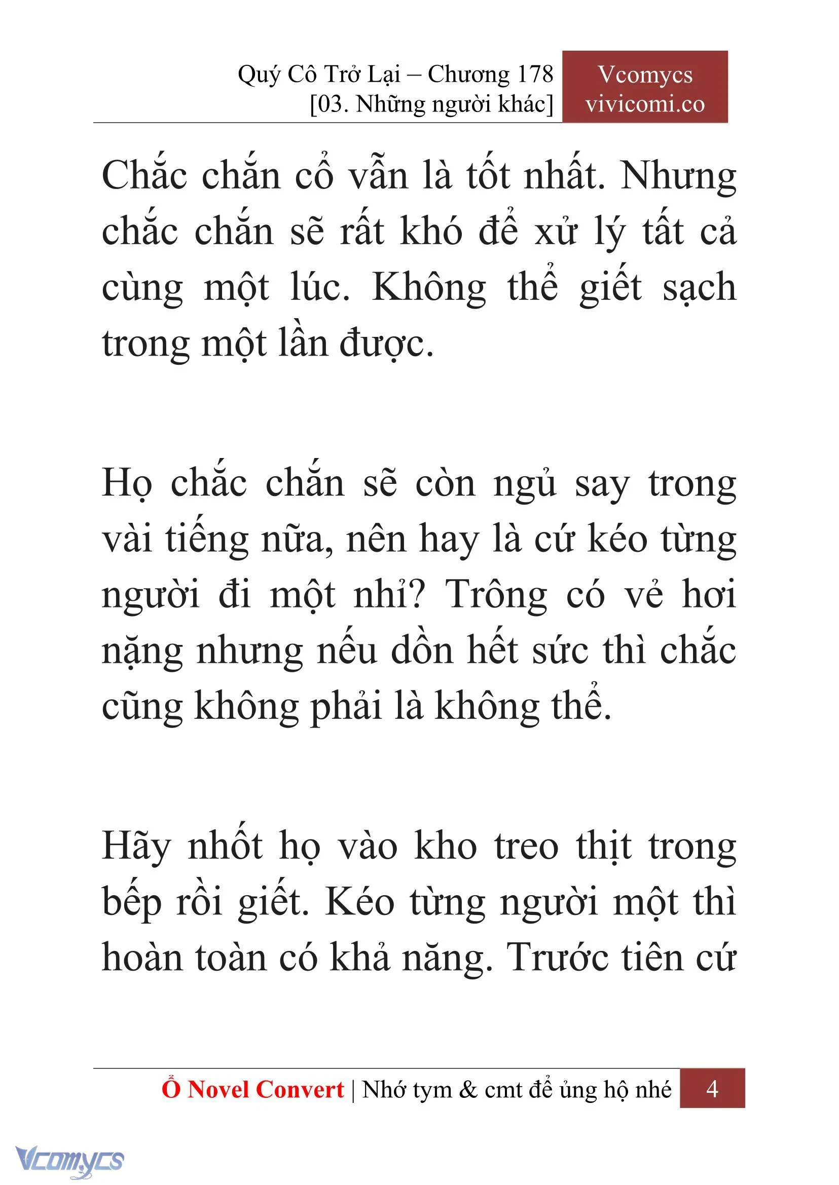[Novel] Quý Cô Trở Lại Chapter  178 - 6
