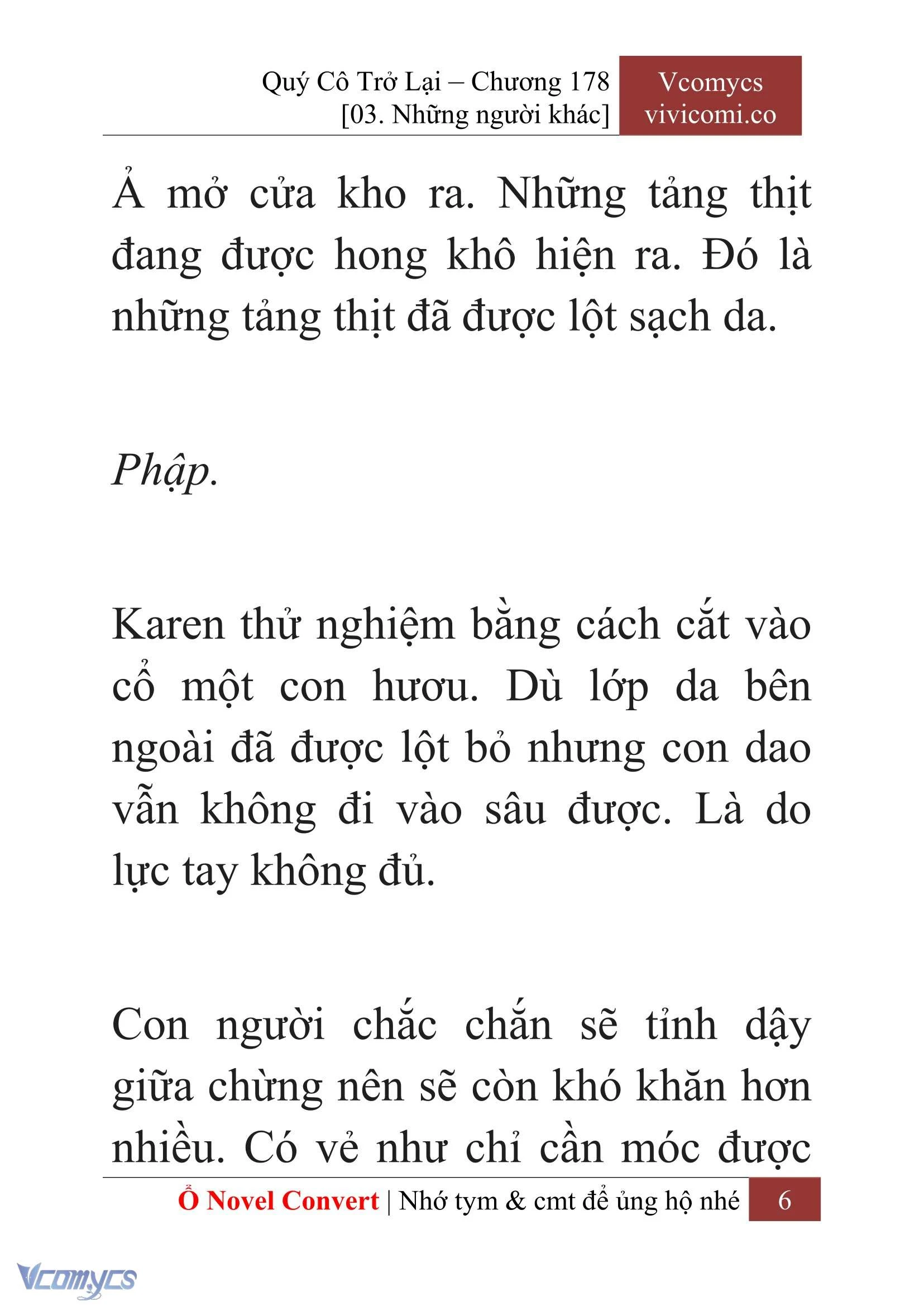 [Novel] Quý Cô Trở Lại Chapter  178 - 8