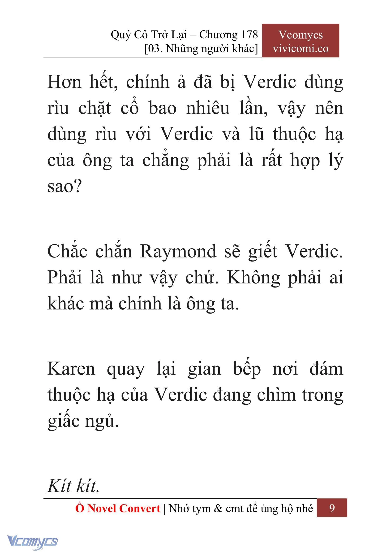 [Novel] Quý Cô Trở Lại Chapter  178 - 11