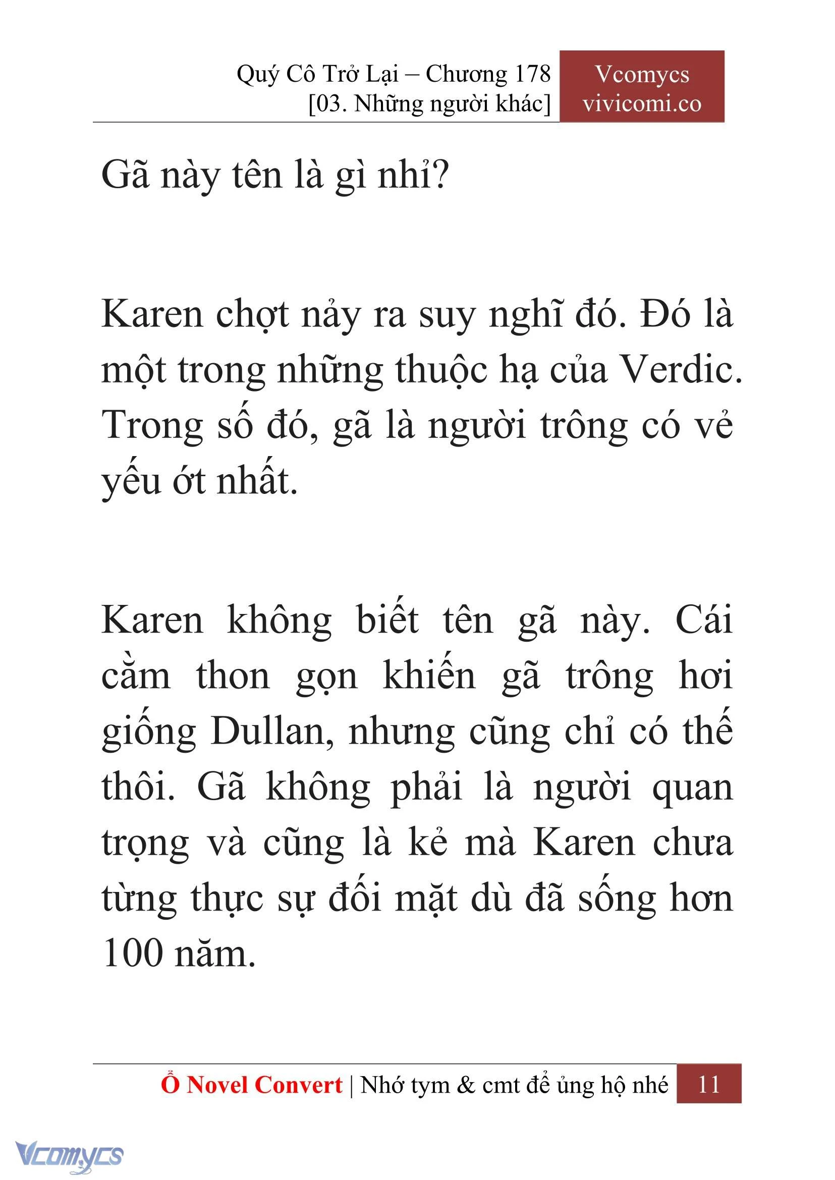 [Novel] Quý Cô Trở Lại Chapter  178 - 13